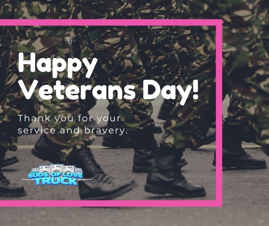 Today, we honor the men and women who have served our country with courage, sacrifice, and heart. 💛 We believe service comes in many forms, from protecting our nation to showing kindness to a neighbor in need. To every veteran and their family, thank you for your strength, your dedication, and your example of compassion in action.
We see you. We honor you. We’re grateful for you.
#VeteransDay #SudsOfLove #CommunityCare #FaithInAction #Gratitude #ThankYouVeterans