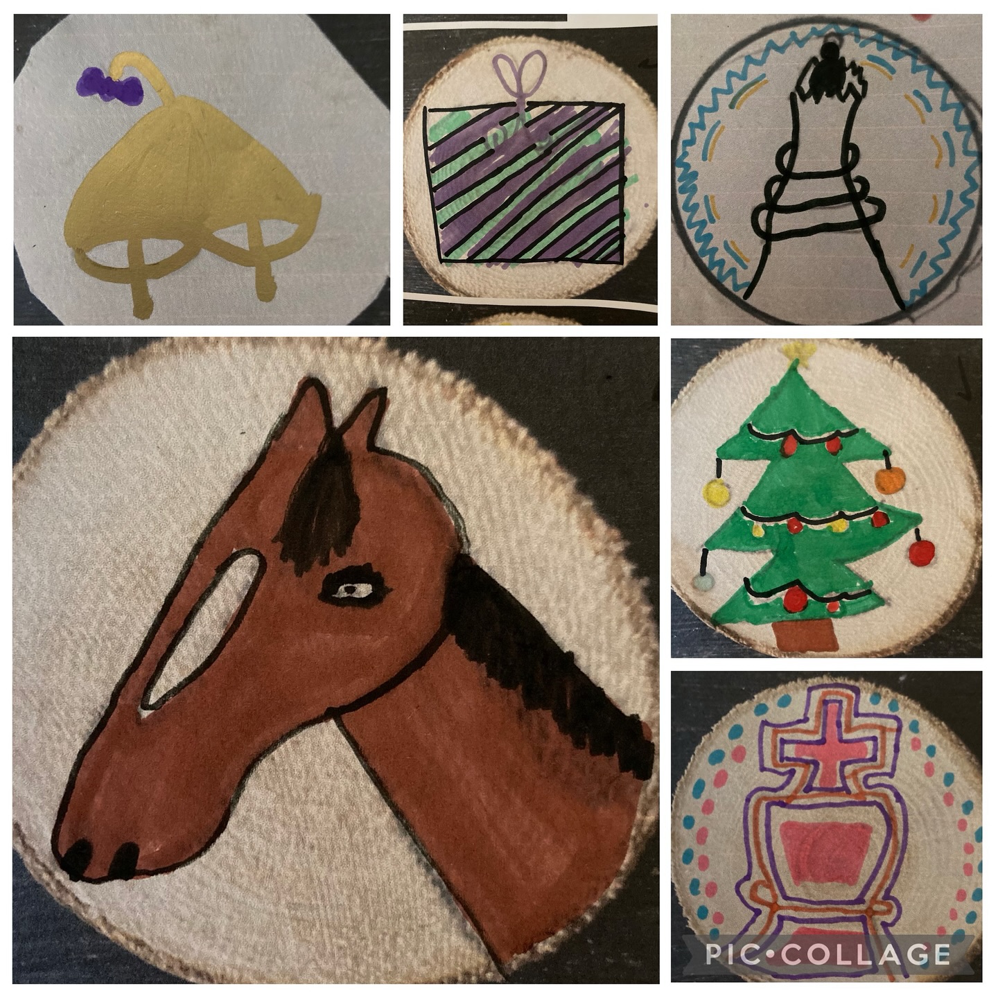 Today, we played around with different colour combinations on our designs and discussed complimentary colours by introducing the colour wheel.
So proud of these designs and can’t wait to see them transferred onto wood next week 🤩