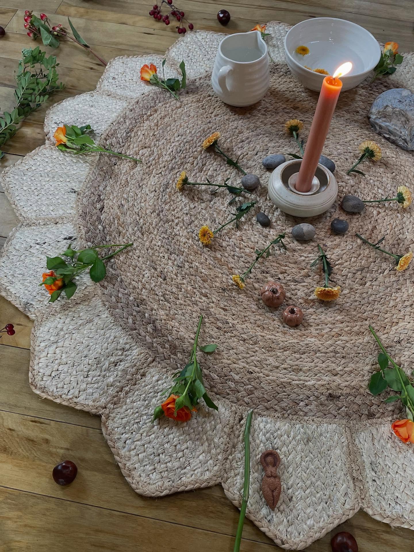 Each time I hold a circle I am reminded of the magic that unfolds when we come together to tend to our grief in community.
And whilst grief is a very personal and individual experience, coming together to grieve reminds us that there is an invisible thread that connects us all.
That we are not alone in this.
Witnessing this thread weave through the stories and experiences of each person who shared on Sunday was so powerful. In knowing that - whilst we may not hold the same experiences - we can in some way relate to each other’s grief and feel deeply seen and heard through this.
Honouring the energies from Samhain, we spent time connecting with our ancestors through reflective journaling and sharing. Stirring both grief and gratitude for those who came before us, as well as the past versions of ourselves.
Our altar space was adorned with roses and scattered with berries, pinecones, conkers and sprigs of Yew. The orange roses and chrysanthemums, a nod to the beautiful orange marigolds that are placed on the Ofrendas on Día de los Muertos in Mexico - where the dead and ancestors are honoured in ritual and reverence. The group brought along their own pictures and items to add to the altar space too.
After our circle I took the water we poured in ritual, to the beautiful Avebury Beech trees. Returning this water back into the roots of one of the trees, allowing the earth to hold it for us and to transform our grief into new life and beginnings. I also left some little offerings behind too.
To those that joined me - thank you so much again for your presence and your beautiful open hearts. It was truly so special to hold you in circle and I am so grateful for all of your strength and courage in showing up for yourself - and each other - in this way.
Thanks to @hengeshop.avebury for the peaceful and welcoming space that held us. Holding my first grief circle in the energies of Avebury was everything I had hoped it would be and more ✨
And to @nourishingly_noshed for your delicious treats 🧡
✨ If this sounds like a space you’re longing for message me NEWSLETTER to be the first to hear of new circle dates in-person and online ✨