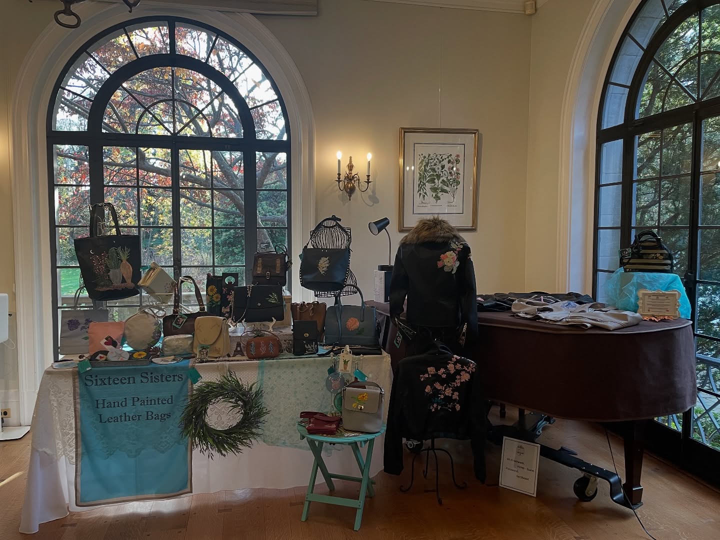 VAN VLECK HOLIDAY BOUTIQUE🎁21 Van Vleck Montclair, NJ. Visit us for a unique, one of a kind holiday boutique located at the Van Vleck House & Gardens. Saturday 10:30-5:30 Sunday 9:30-3 #vanvleckhouseandgardens #artonleather #inspiredbynature #holidayartgifts