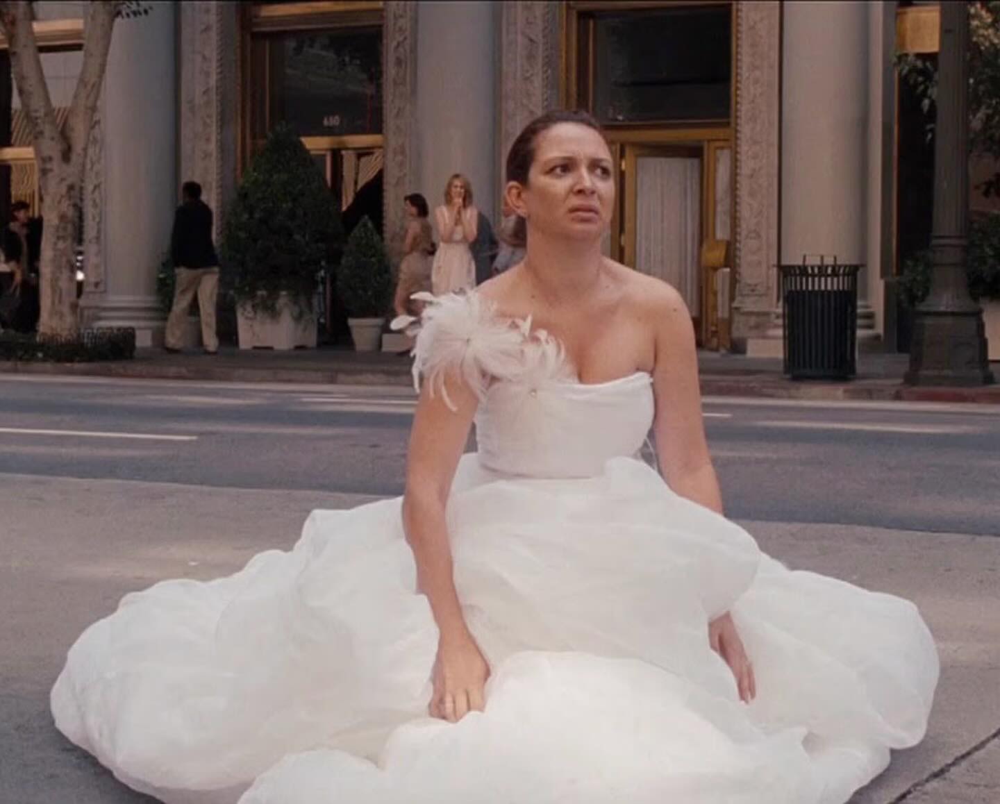 Watched Bridesmaids last night and it sent me down a spiral of iconic (and chaotic) movie + TV wedding dresses. Who am I forgetting?!