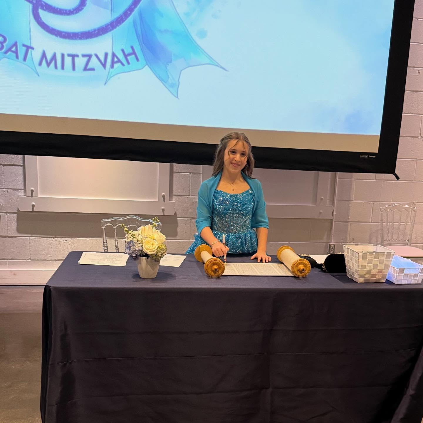 When a student commits to practice the ripple effect of kindness, she shines at her bat mitzvah #batmitzvah #jewish #ceremony #happy #family #barmitzvah #goals #motivation
