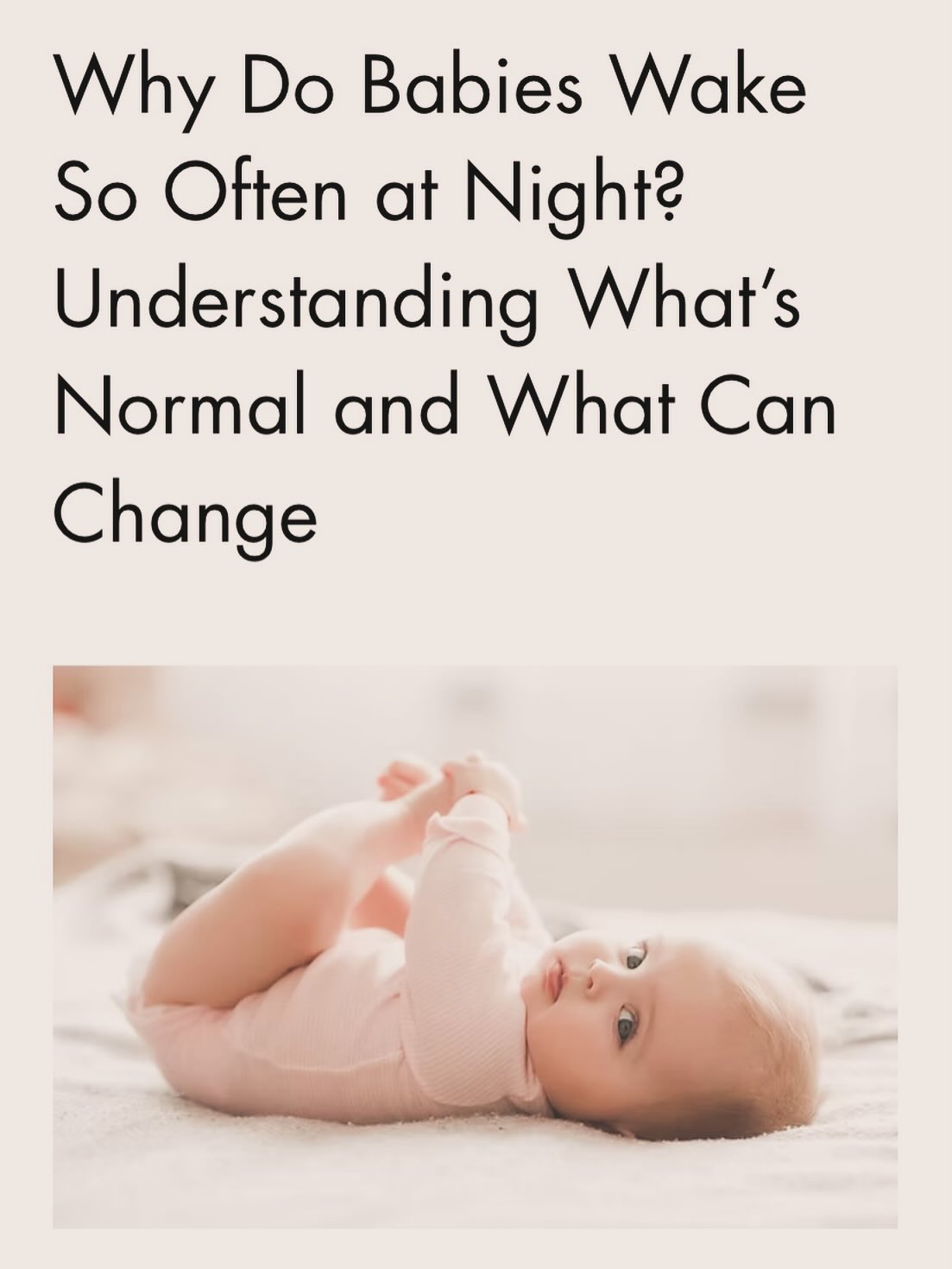 Does your baby wake often at night?
You’re not doing anything wrong, it’s part of how babies seek comfort, safety, and nourishment. 💛
In my latest blog, I explain why babies wake so often, what’s truly normal, and how you can gently help your little one (and yourself!) rest better.
✨ Read blog in the link in my bio ⬆️
#GentleSleepSupport #BabySleepTips #ToddlerSleepHelp #OvertiredBaby #NightTerrorsInToddlers #SummerSleepStruggles #RespectfulParenting #HolisticSleepSupport #MindfulParenting #ParentingWithEmpathy #ExpatFamilyBarcelona #ParentingInSpain #BarcelonaMums #ExpatsInSpain #BarcelonaFamilies #MaternityInBarcelona #ExpatParentingSupport #RaisingKidsAbroad #SummerWithKids #SummerRoutine #SleepInTheHeat #SpanishSummerNights #SummerParentingTips #HotWeatherSleep #MyMamaDreams #DoulaSupportSpain #LactationConsultantBarcelona #GentleSleepCoach #EmpoweredParenting #ParentingWithConfidence