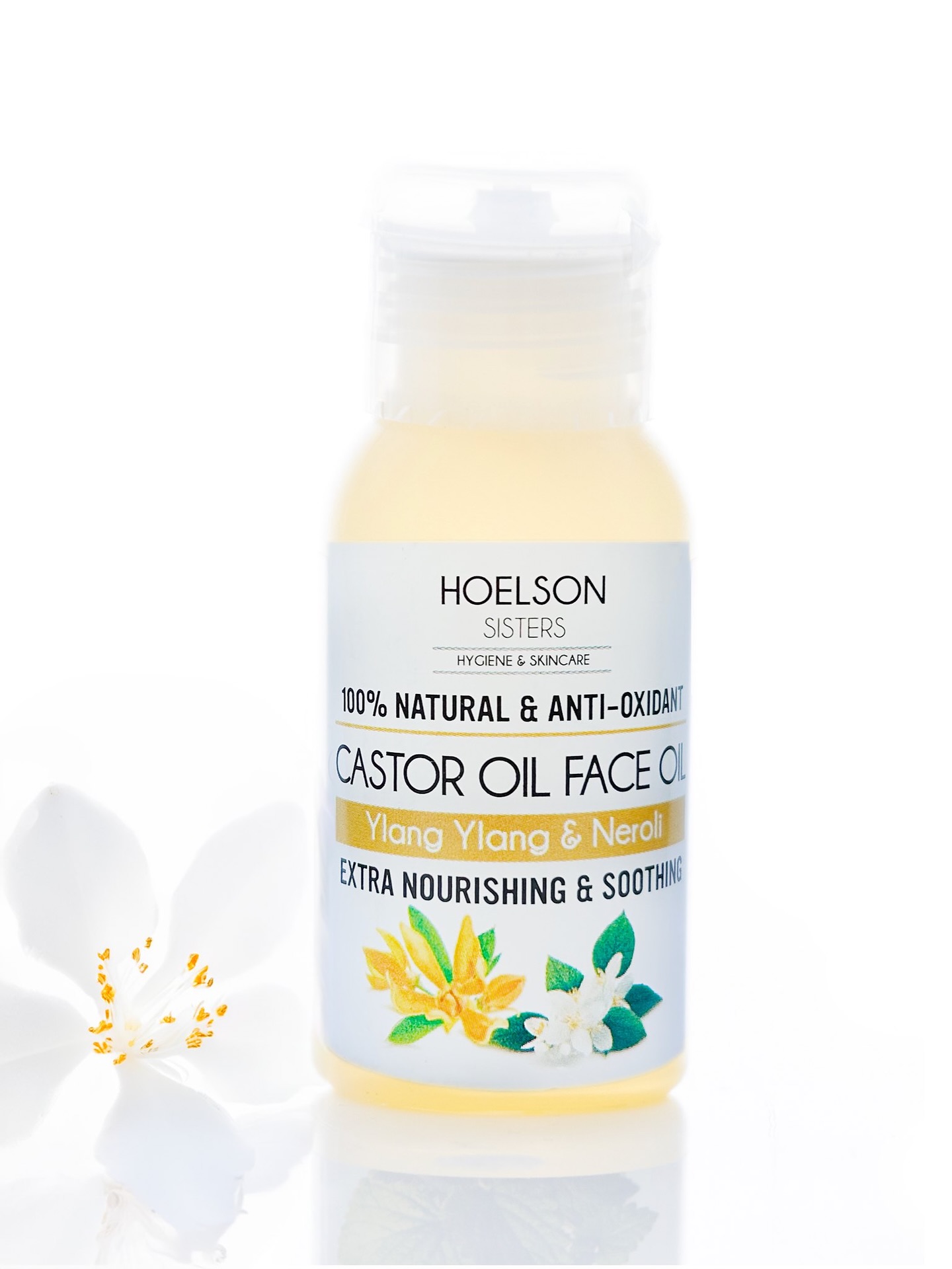 🌸 Deep nourishment, gentle calm.
Our Ylang Ylang & Neroli Castor Oil Face Oil is a rich blend of floral serenity and botanical strength, crafted to soothe sensitive skin and deliver deep, lasting hydration.
Extra nourishing. Beautifully balanced.
#HoelsonSisters #CastorOilCare #YlangYlangNeroli #SoothingSkincare #NaturalGlow