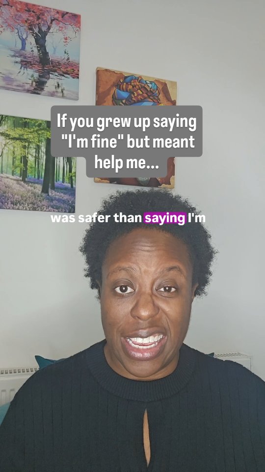 If “I’m fine” was your emotional armour, you’re not alone.
Many of us grew up in families or systems where expressing needs felt unsafe. So we learned to downplay pain, shrink feelings, and carry everything quietly.
That pattern doesn’t mean you’re detached — it means your body learned to survive disconnection.
Healing isn’t about “fixing” that part of you.
It’s about helping your nervous system feel safe enough to tell the truth. To be held without having to be “strong.”
In therapy, we start small — by naming the moments where you aren’t fine… and realising you don’t lose love when you do.
💬 What’s one feeling you’ve been saying “I’m fine” about lately? Drop a 💛 if you’re working on saying the real thing.
#RelationalTherapy #SystemicTherapy #TraumaHealing #InnerChildHealing #TherapyForWomen #BlackTherapistUK #HealingRelationships #TheSelfLoveTherapist #PeoplePleaserRecovery #AttachmentHealing #AnxietyTherapy #TherapyLondon