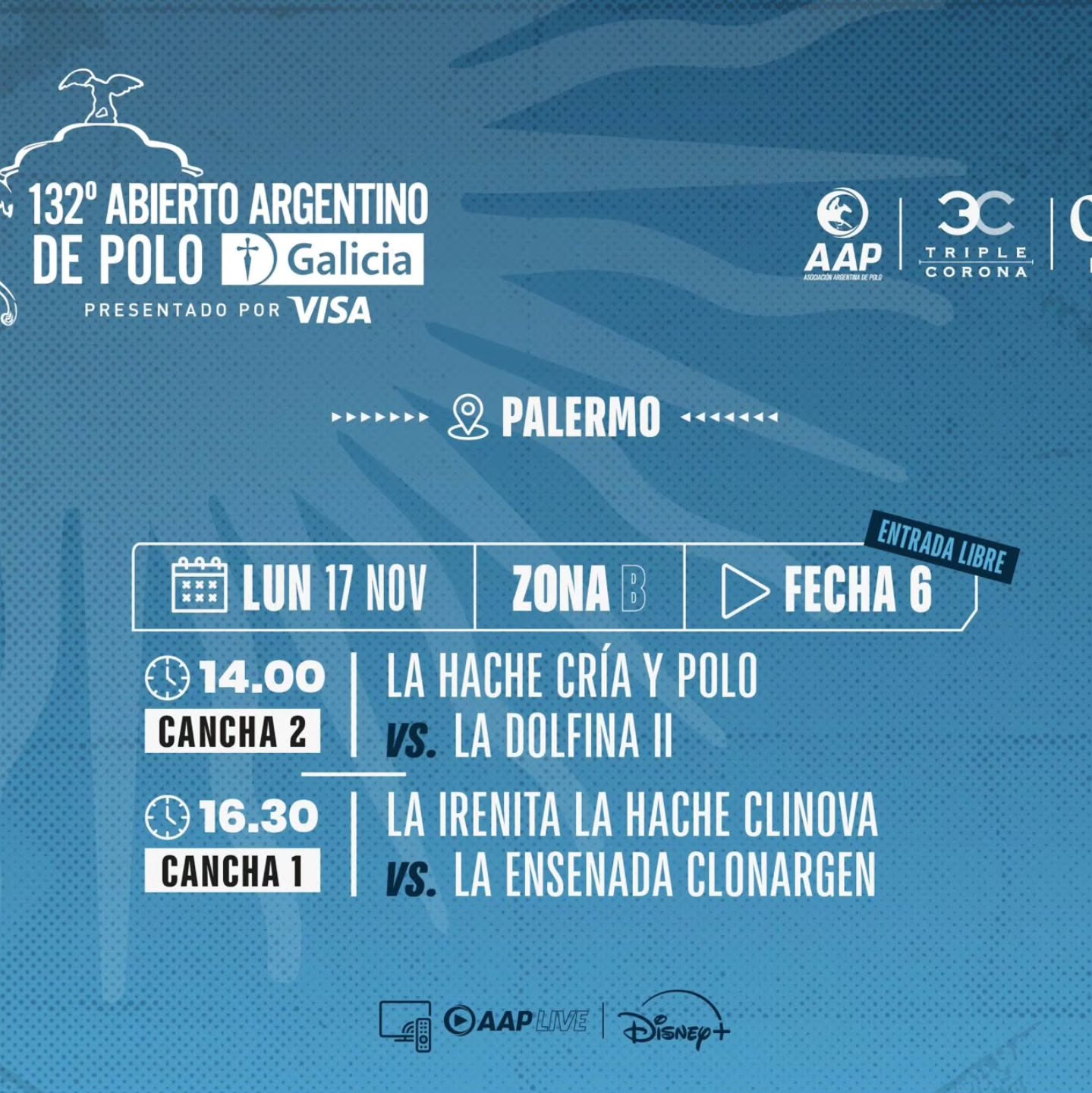 La fecha de hoy suspendida se reprogramó para mañana lunes en los mismos horarios.
#siemprepolo
#somospolo
#veniaverpolo
#vivielpolo
#sentielpolo
#revistapololive
#triplecorona2025