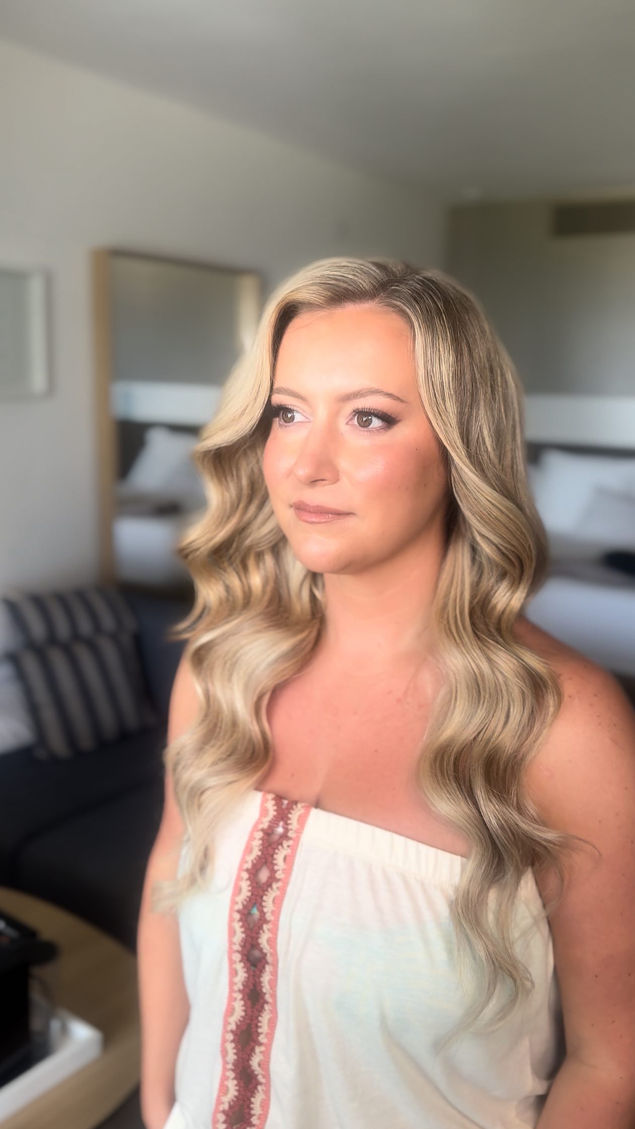 Check out some of Sydney and Kevin’s wedding day moments, they were so nice, had lovely weather, amazing bridal party and they looked so happy and in love! Sydney looked spectacular and I’m so happy she trusted me with her bridal glam! Thank you!
MUAH @bysandymendez
Glam assistant @vondiamakeup
PH @iheart.studio
Video @frameweddingfilm
Venue @finestplayamujeres
Decor @velveteventsdesign
Rings @tryhitched
Jewelry @untamedpetals
Gown from @hereandnowbridal by @maggiesotterodesigns
Bride @s_pawsey
#cancun #cancunwedding #cancunweddings #dayinthelife #dayinthelifemua #adayinmylife #dailyvlog #dailyblog #reels #dayof #bridetobe #realweddings #realwedding #finestplayamujeres #weddingincancun #bridalglam #softwavesforbrides #bridalsoftglam #bridalsoftwaves