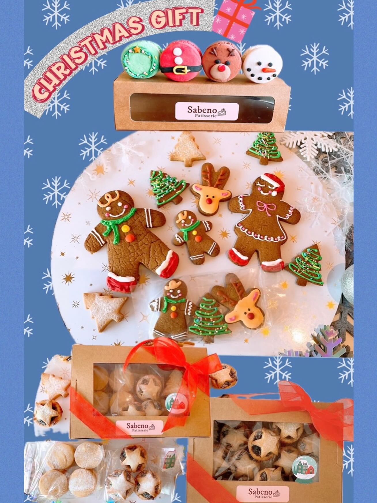 🎄 💝 It’s Christmas time! Going to a party? Buying a gift for someone? Treating yourself? Come to Sabeno Patisserie 🎁 🎅