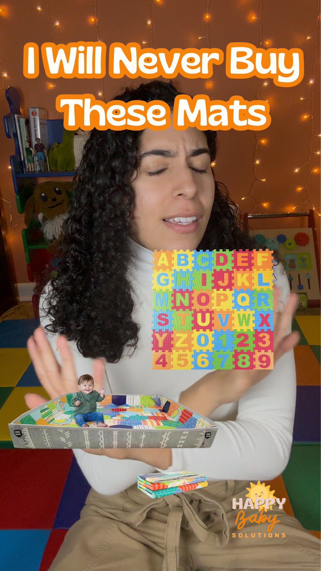 Please don’t buy these mats!
The puzzle piece mats are super thin, hard to clean, and barely provide any support.
The other mat pictured is also super thin that and that “border” never works!
Follow me for more toy recommendations!
#baby #newmom #motherhood #physicaltherapy