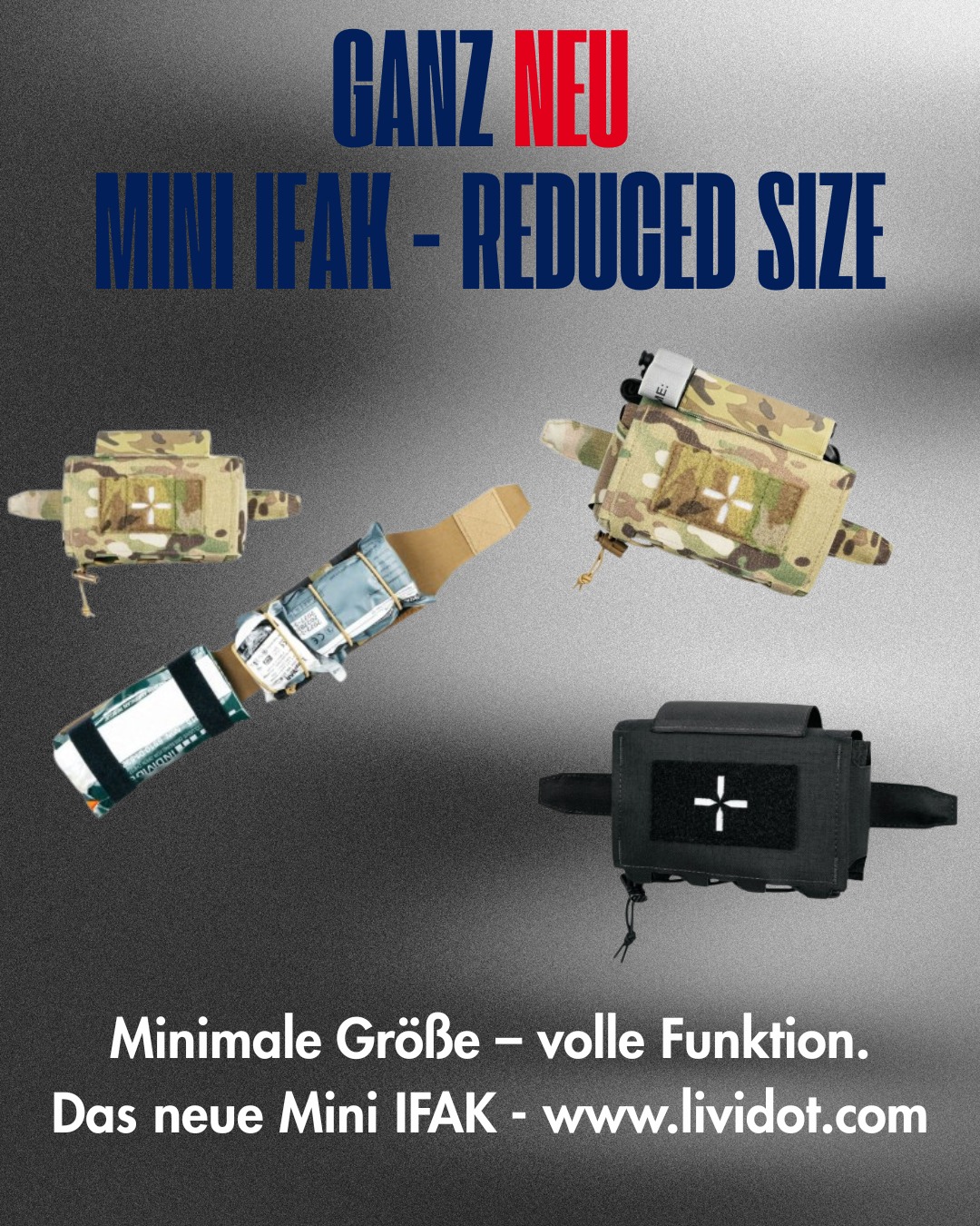 @gtw_gear did it again.
Mini Hybrid IFAK – für alle, die real work machen, aber nicht mit einem halben Rucksack am Gürtel rumlaufen wollen.
Compact footprint. Full capability.
Rausziehen → aufklappen → arbeiten.
Keine Spielerei, kein Fummeln, keine „Halt kurz, ich such mal“.
Everything where it needs to be.
Specs / Why it matters:
• Sleeve + Pull-Out Insert = schneller Zugriff unter Stress
• Variable Innenstruktur mit Curv Organizer (pack it your way)
• TQ außen, sofort ready
• Shockcord für sicheren Halt, auch bei Sprint / Bodenkontakt
• Works with PALS & 45–50 mm Duty Belts
Designed for real world carry.
Police. Military. EMS.
Oder einfach Leute, die wissen, was sie tun.
Available now.
LIVIDOT Gear. www.lividot.com