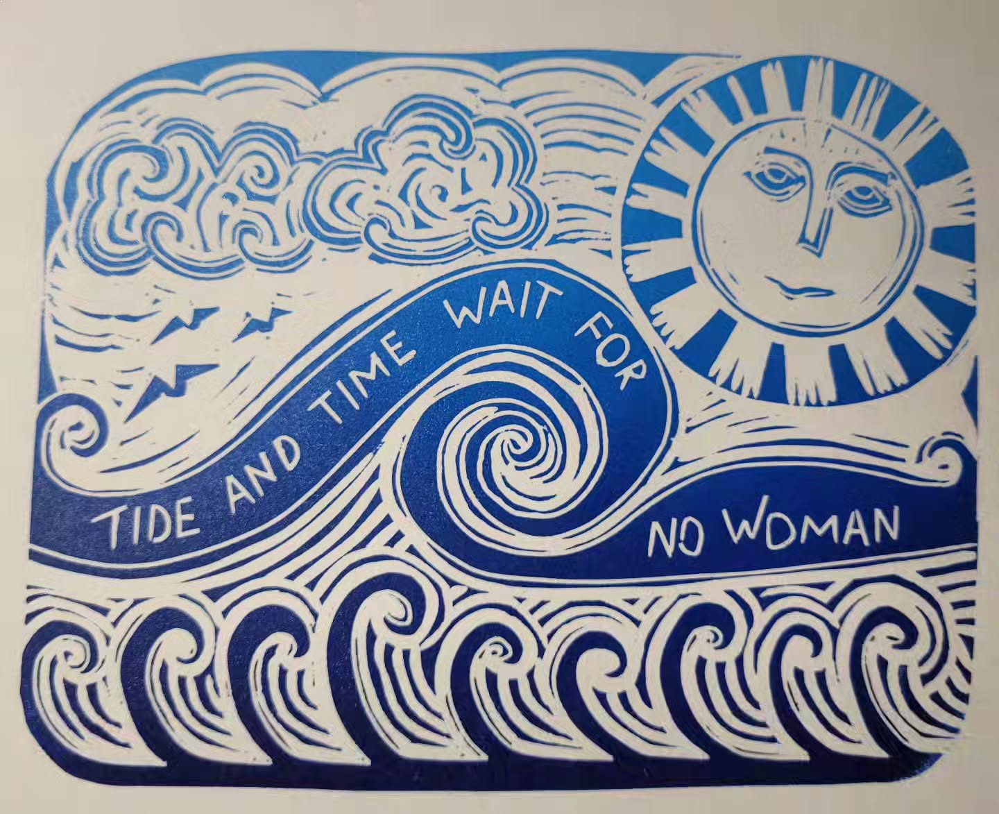 New colourway, dark to light
#timeandtide
#blue