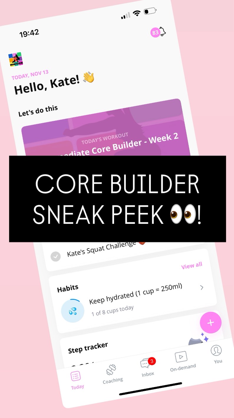 Quick sneak peek of the Kate’s Mum Fit Club app 👀
I just did this for my stories but it’s a good one to share to give you all I little insight
It’s been an absolute whirlwind since I launched this at the beginning of September 😅 I haven’t even had chance to do the marketing campaign I had planned or even really show you all what it was all about it 🤣🤣
You all want in without knowing the finer details which is amazing 🤣 I’ve only been asked this week how long the workouts are !!!!
It’s been amazing with the immediate sell outs and interest around it but also supporting the ladies in my app too ‘ seeing the life changing results has me melted my heart ♥️
➡️ The app isn’t something you can simply download and start using
… It’s exclusive to those who sign up to my 4 WEEK CORE BUILDER PROGRAM
I’ve a Beginner’s one which honestly everyone should do to LAY THE FOUNDATIONS!! Switch on core muscles you never knew you had 🔥
Then move on to the Intermediate to build on the routine you’ve created, achieve even more crazy results & maybe start adding in more habits like keeping hydrated, steps or adding in some squats 😆💪
I’ve got ideas for 2026 too ladies so get involved whilst this is all still new 🙌
I am running one more Beginner’s AND an Intermediate before the end of the year and sign ups are SOON! So let me know if you want info in your inbox about it (pop me your email) and maybe get early access to sign ups 🫣😂📥
#katesmumfitclub #corebuilder #exerciseformums #homeworkouts #mumssupportmums #mummymotivation