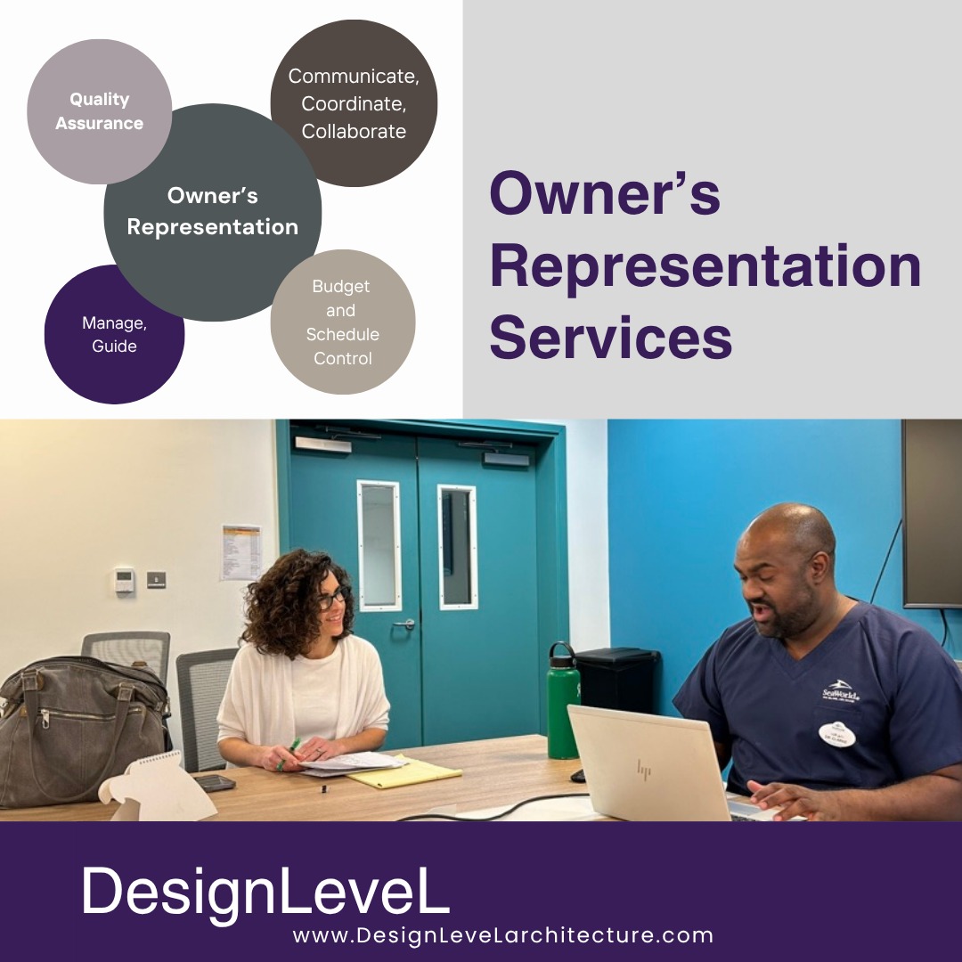 DesignLeveL Celebrating 15 Years over 15 Days!
DesignLeveL is excited to extend our suite of services and offer our clients more avenues to achieve their goals; this year we’ve launched our newest service, Owner’s Representation.
Owner's representative services involve a professional acting on behalf of the project owner to manage the different aspects of a development, design or construction project. The owner’s representative ensures that the project meets the schedule, budget, and owner's objectives, while mitigating risks and facilitating effective communication among all stakeholders and team members.
In essence, the owner's representative acts as a trusted advisor and advocate for the owner, providing expertise and oversight to help them navigate the complexities of a project and achieve their desired outcomes.
As an owner’s representative, we are your trusted adviser helping to guide you and your team through the process of design, development, construction, and onboarding.
#StudioMilestone #15YearsOfDesign #ArchitectureStudio #DesignThatCares #ArchitectureForAnimals #AnimalHealthcare #ZooHealthcare #WildlifeHealthcare #AnimalWellbeing #AquariumHealthcare #ZoologicalHealthcare
#AnimalHealthcareArchitecture #HealthcareDesign
#GovernmentDesign #CreativeWorkspace #BuiltWithPurpose #DesignCommunity
#WorthingtonOhio #ownersrepresentation #ownersrep #ownersrepresentative