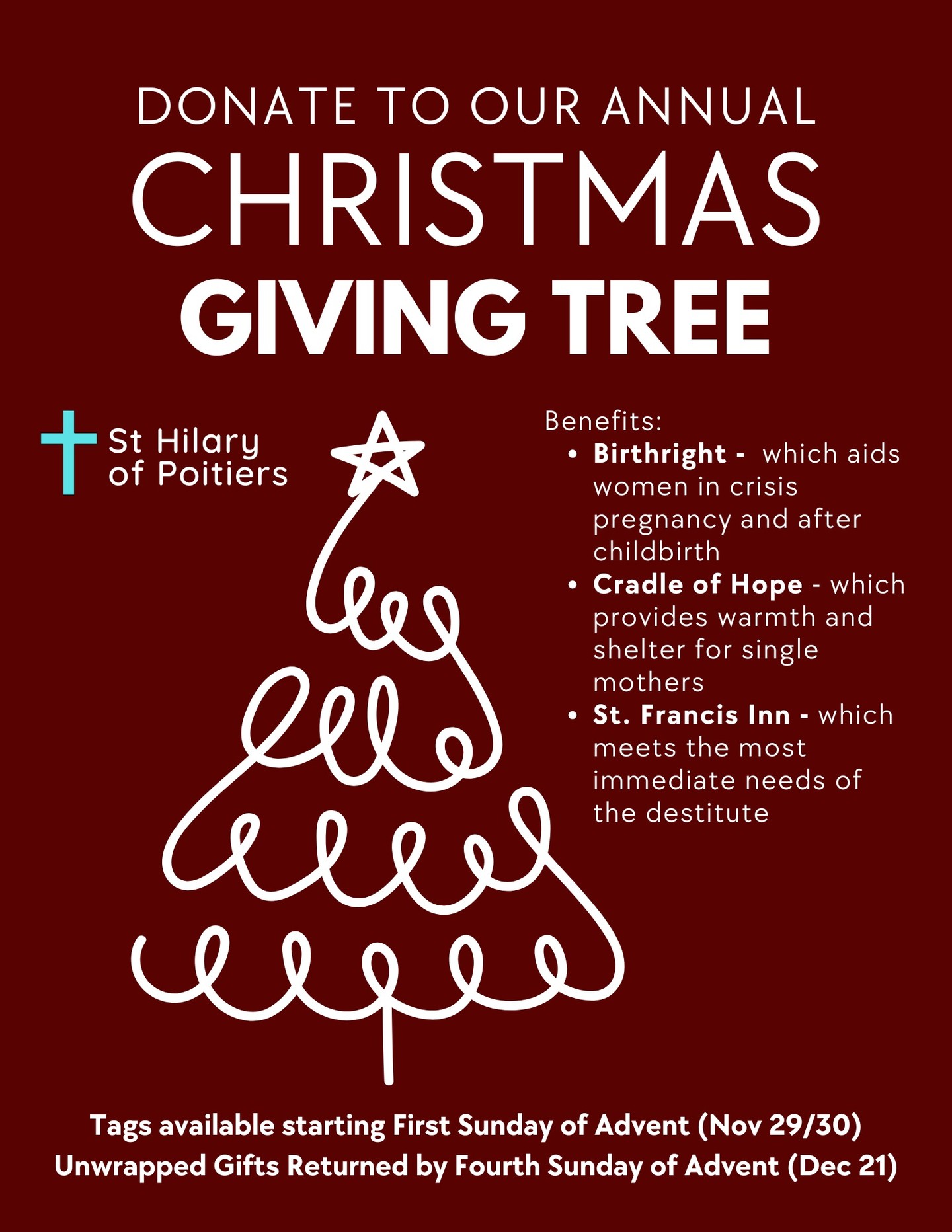 It's hard to believe - but Advent is almost here! We invite you to prepare your hearts for Jesus Christ at St. Hilary of Poitiers this Advent season.