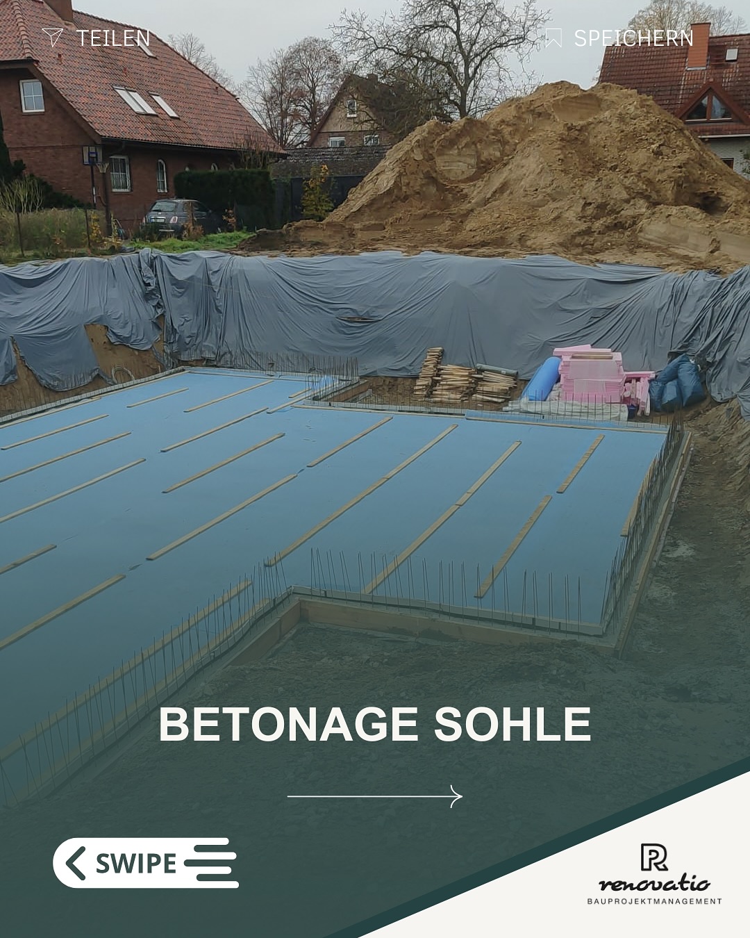 Betonage der Sohle
Die Sohle bildet das Fundament jedes Gebäudes und trägt entscheidend zur Stabilität bei. Bei der Betonage wird auf hochwertige Materialien, präzises Arbeiten und modernste Technik gesetzt, um eine ebene, tragfähige und langlebige Bodenplatte zu erstellen:
• Gleichmäßige Verteilung und Verdichtung des Betons
• Minimierung von Rissen und Setzungen
• Effiziente und termingerechte Ausführung auf der Baustelle
• Basis für sichere und langlebige Bauprojekte
Mit der sorgfältigen Betonage der Sohle schaffen wir die Grundlage für jedes erfolgreiche Bauprojekt.
Ort: Berlin Zehlendorf
#Betonage #Sohle #Fundament #Bauprojekte #Handwerk #Bauunternehmen #Bodenplatte #Bauqualität #Präzision