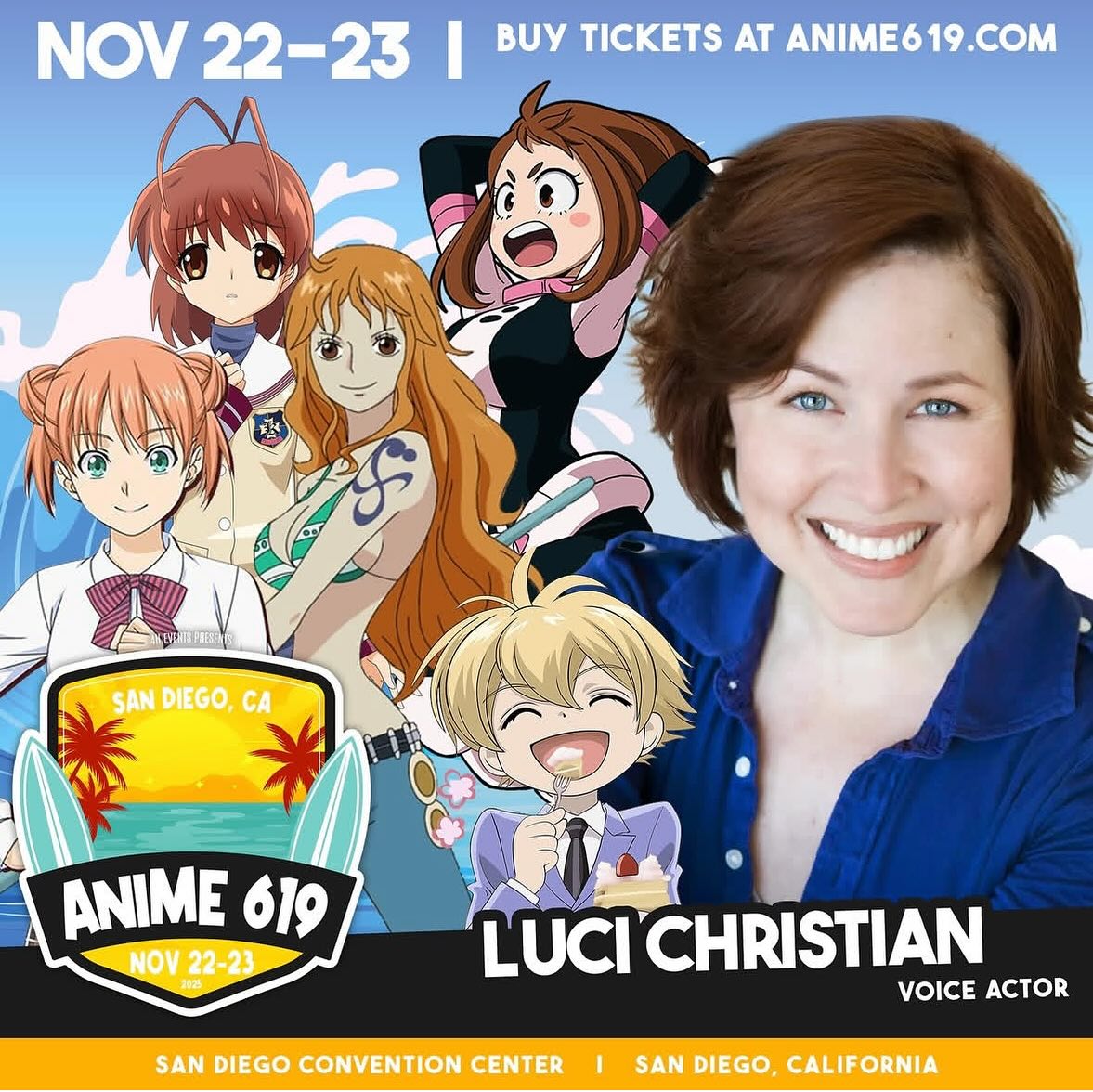 Next weekend! A WHOLE BUNCH of great people will be at @officialanime619 - see y’all there. ❤️