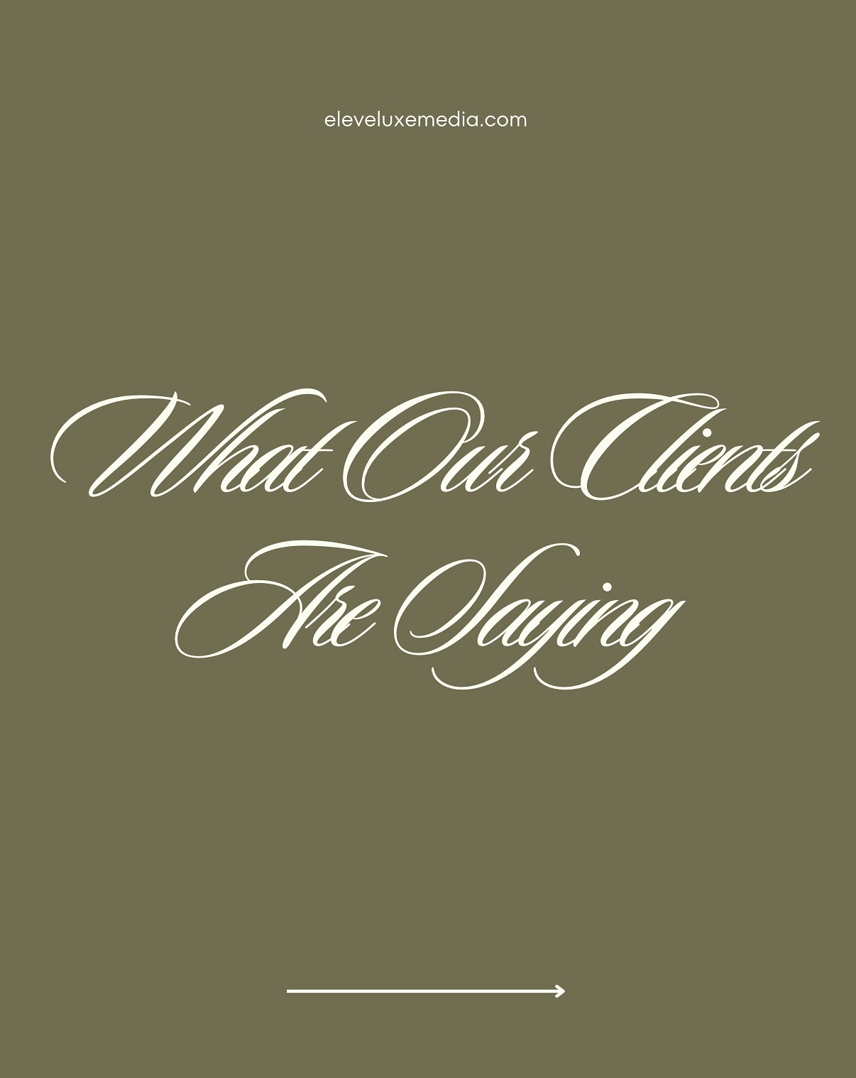 Client results speak louder than anything we could say.
Thank you to every brand that trusts Eleve Luxe Media with their online presence.
Ready to elevate your brand too? Visit my website to explore services or DM me for info.