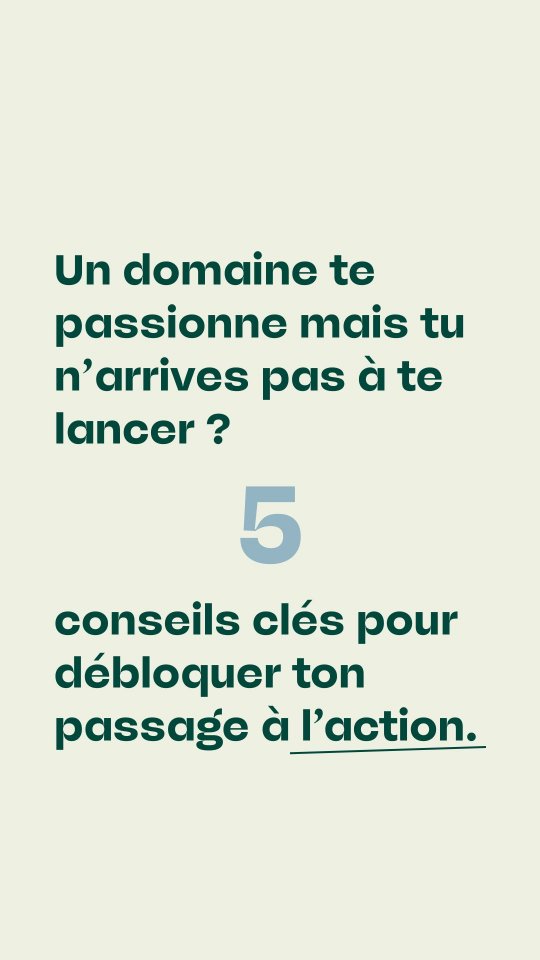 5 conseils pour te motiver à aller plus loin !
Commente Outils pour recevoir ton E-book gratuit : Commence avec ce que tu as.
Un outil pratique pour débloquer l'action et reprendre confiance quand tu penses que tu n'as rien pour te lancer.
Let's go !! 🚀