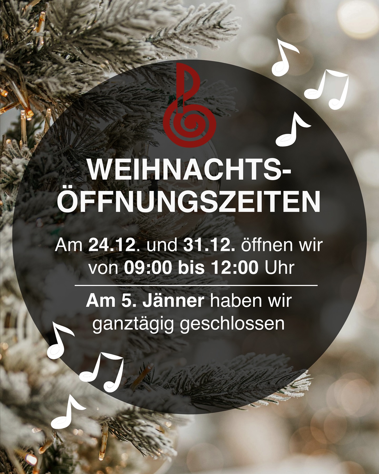 Für alle Last-Minute-Christkinder haben wir auch noch am 24.12. bis 12:00 Uhr geöffnet 🎄💝
Und auch am 31.12. sind wir noch bis 12:00 Uhr für euch da 🎆🎸
#weihnachten #neujahr #pinzgauermusikhaus #musikinstrumente #welovemusic #musicshop #zellamsee #weihnachtsgeschenk #musikinstrumente