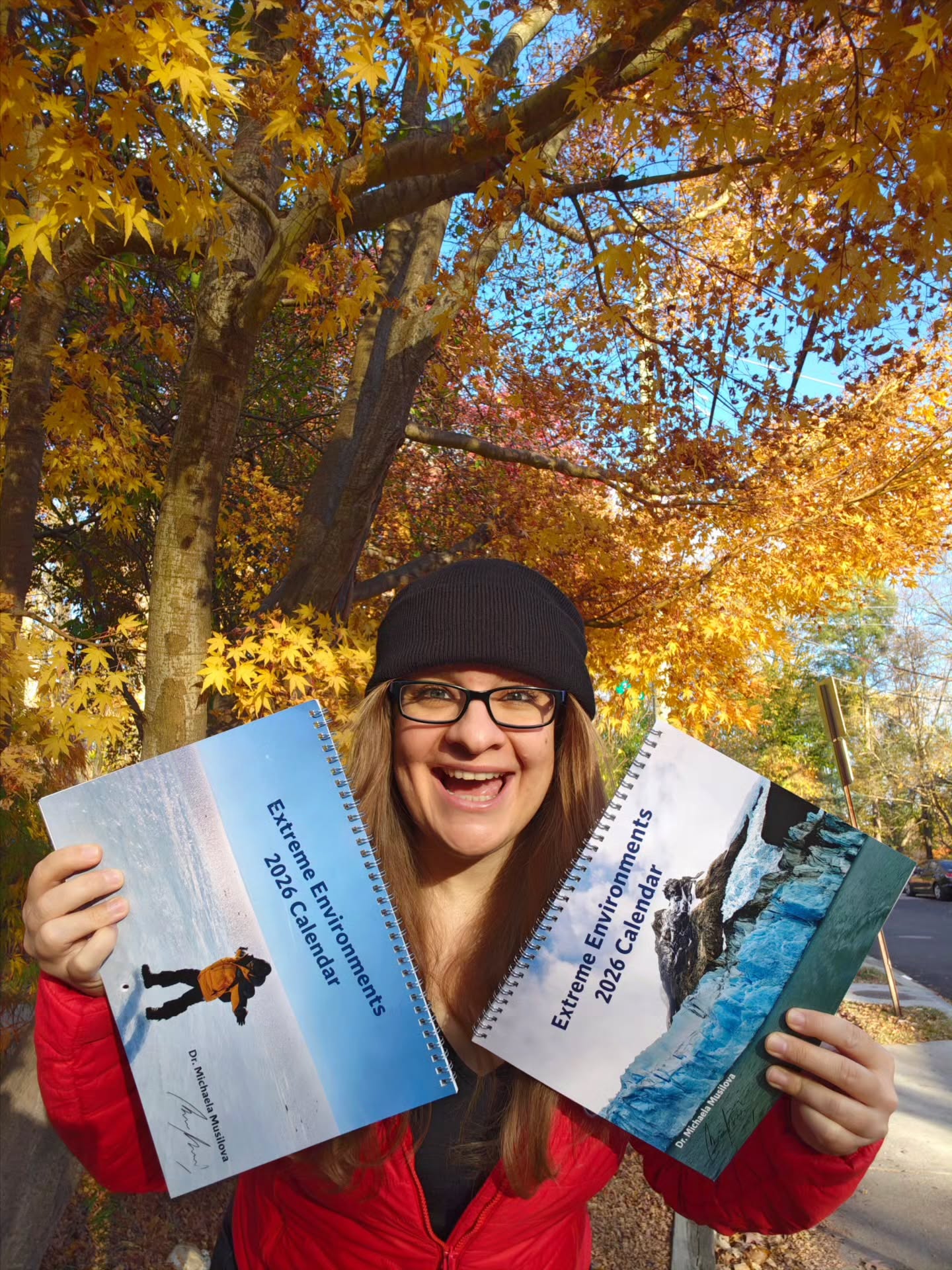 The 2026 calendars are here! 😊 I'm very excited to share these with you. They're calendars made from my pictures from Antarctica, South America and Iceland. One calendar has pictures with me and one is just of nature. You can see some examples of those pictures in this post.
If you're interested, you can donate towards these calendars through my fundraising page listed below. All money raised will go towards my research and educational activities all around the world, including my next Astro Seven Summits expedition in 2026. Thank you very much for your help! ❤️
No donation is too small. Every euro, dollar or other currency can make a difference 😊.
➡️ Please consider supporting my research and educational work. I will be extremely appreciative of every single contribution 😊 (the link is in my bio too):
https://chuffed.org/project/astrosevensummits
Thank you very much! ❤️
#AntarcticaCalendars #2026Calendars #Antarctica #exclusive #fundraising #crowdfunding #help #ZenaZMarsu #AWomanFromMars #MichaelaMusilova #astrobiologist #aliens #NASA #AstroSevenSummits #AstroKorunaZeme #everydonationcounts