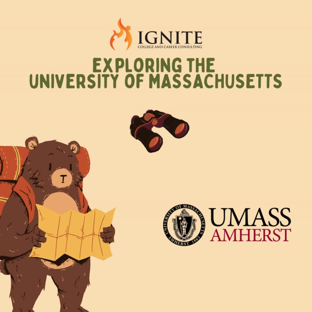 Autumn in New England lends itself to some gorgeous campus tours! I really enjoyed my visit to UMass Amherst last week!