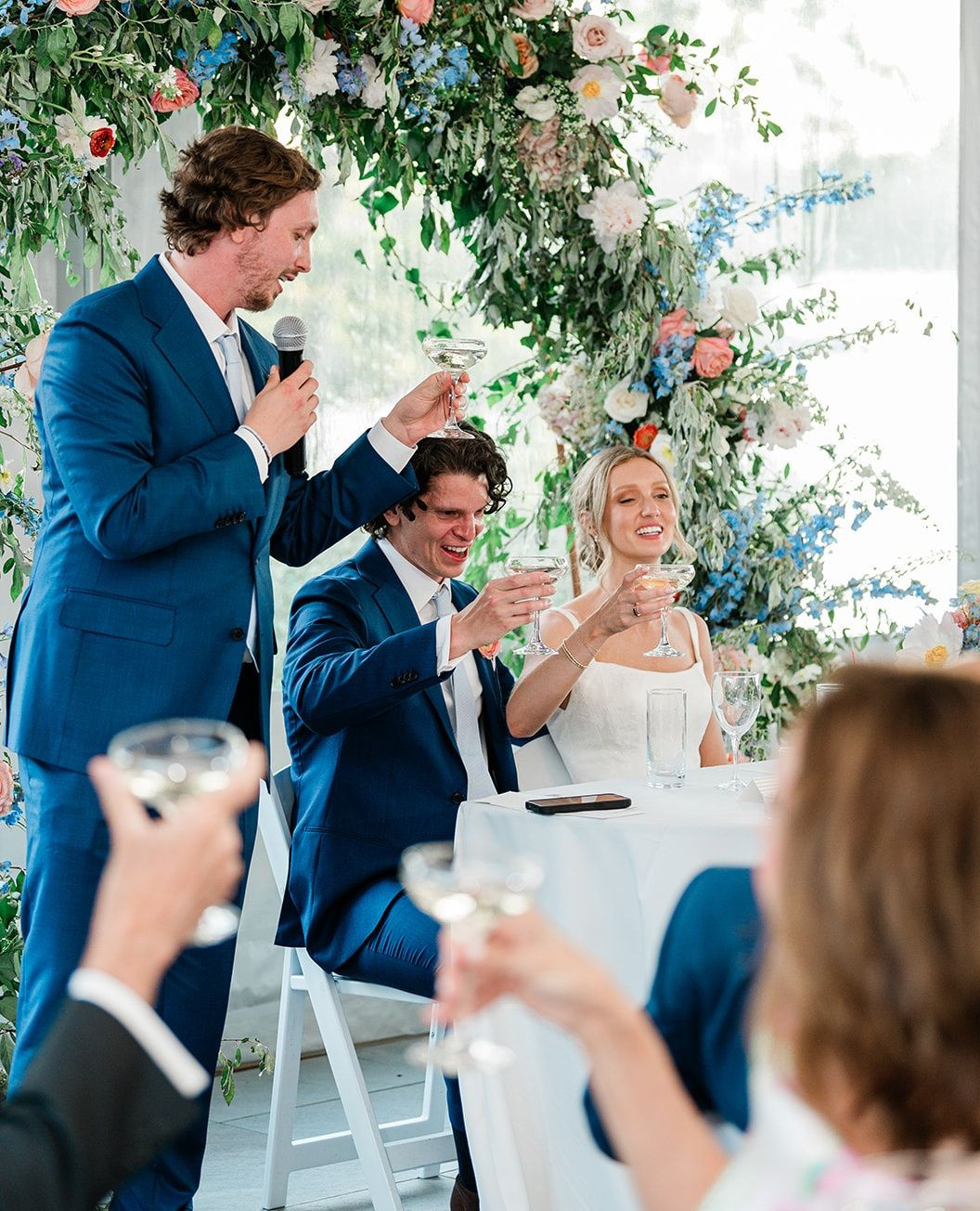 🥂 Tips for Giving the Perfect Wedding Toast! 🥂Got asked to give a wedding toast and feeling those butterflies? Don’t stress! As a wedding photographer who’s heard hundreds of toasts, I know what makes them truly unforgettable.
Here are my top tips for a toast everyone will remember:
1️⃣ Focus on the Couple: Start with a heartfelt shoutout, then toast to their future. A quick story about your bestie and how their partner makes them shine is always a hit!
2️⃣ Keep it Light & Fun: This is a toast—not a roast! Gentle humor is great, but steer clear of exes or embarrassing stories.
3️⃣ Short & Sweet: Aim for 3-5 minutes. Trust me, after 6 minutes, attention spans tend to wander!
4️⃣ Confidence is Key: Practice makes perfect! If you’re nervous, look just over everyone’s heads—it feels like eye contact and calms those jitters.
Remember: genuine emotion = the best photos!
Do you have a favorite wedding toast memory? Share it in the comments!
✨ Planning a 2026 wedding? Let’s make your day unforgettable—from the toast to the photos! Check my bio for availability and let’s chat!
📸 Sara Vars Photography
💍 Wedding, Engagement & Branding Photographer
📖 Specializing in Classic Editing & Storytelling Style Photography
📍 Maryland, DC, Virginia
🔗 Link in bio for Availability 📅
—
Venue: @historiclondontowngardens
Wedding Photographer: @saravarsphotography
Coordinator: @simplycreatedevents
Bakery: @sweetheartspatisserie
Caterer: @zeffertandgold
Florist: @thurmanandfig
Rentals: @prettylittleweddingco
Music (Band): @bachelorboysband
—