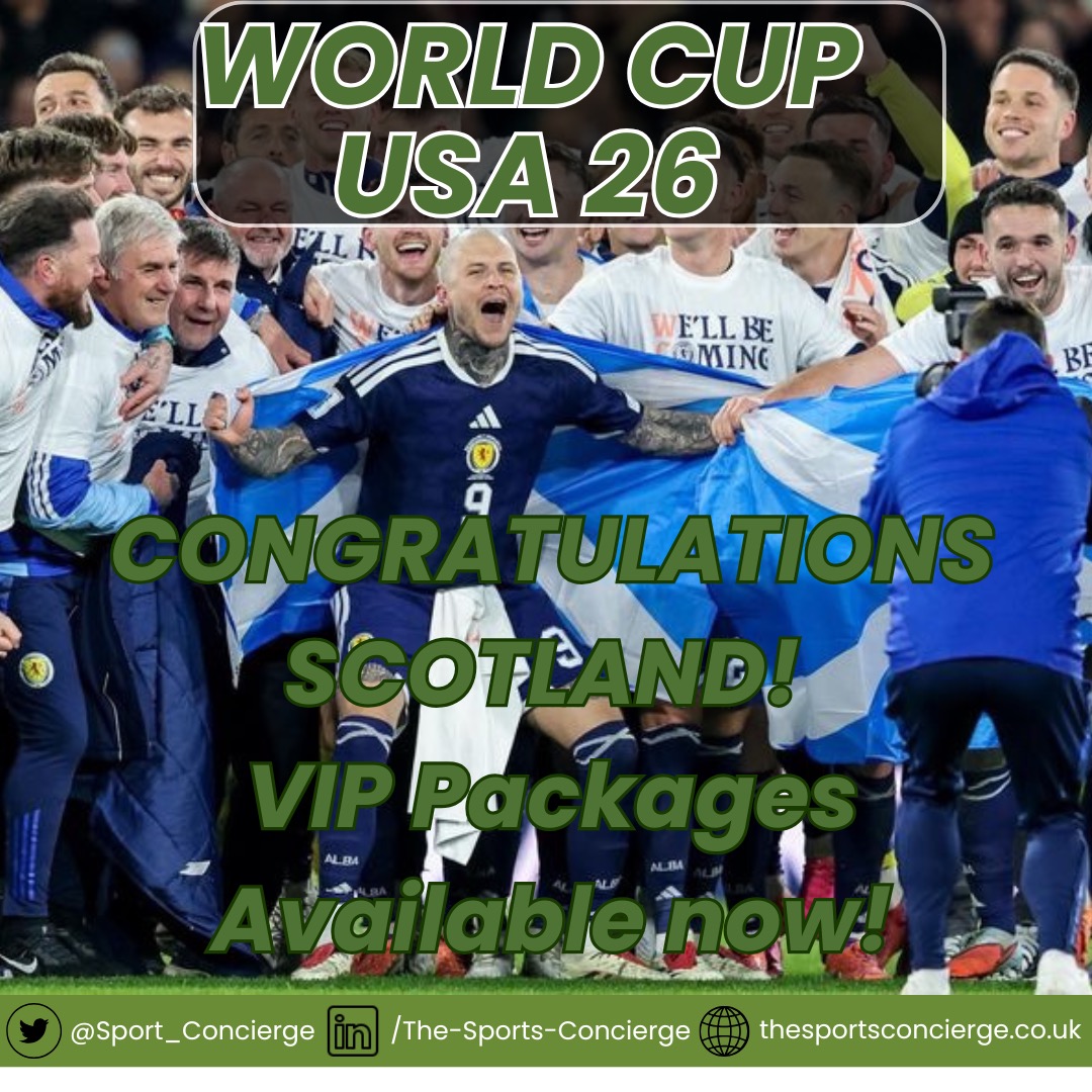 What goals, what a performance! The Tartan Army are on their way to The USA!!! To all you Scottish fans please get in touch to register your interest in our VIP Packages. #vip #concierge #worldcup #travel #tickets #sports #hotels #travel