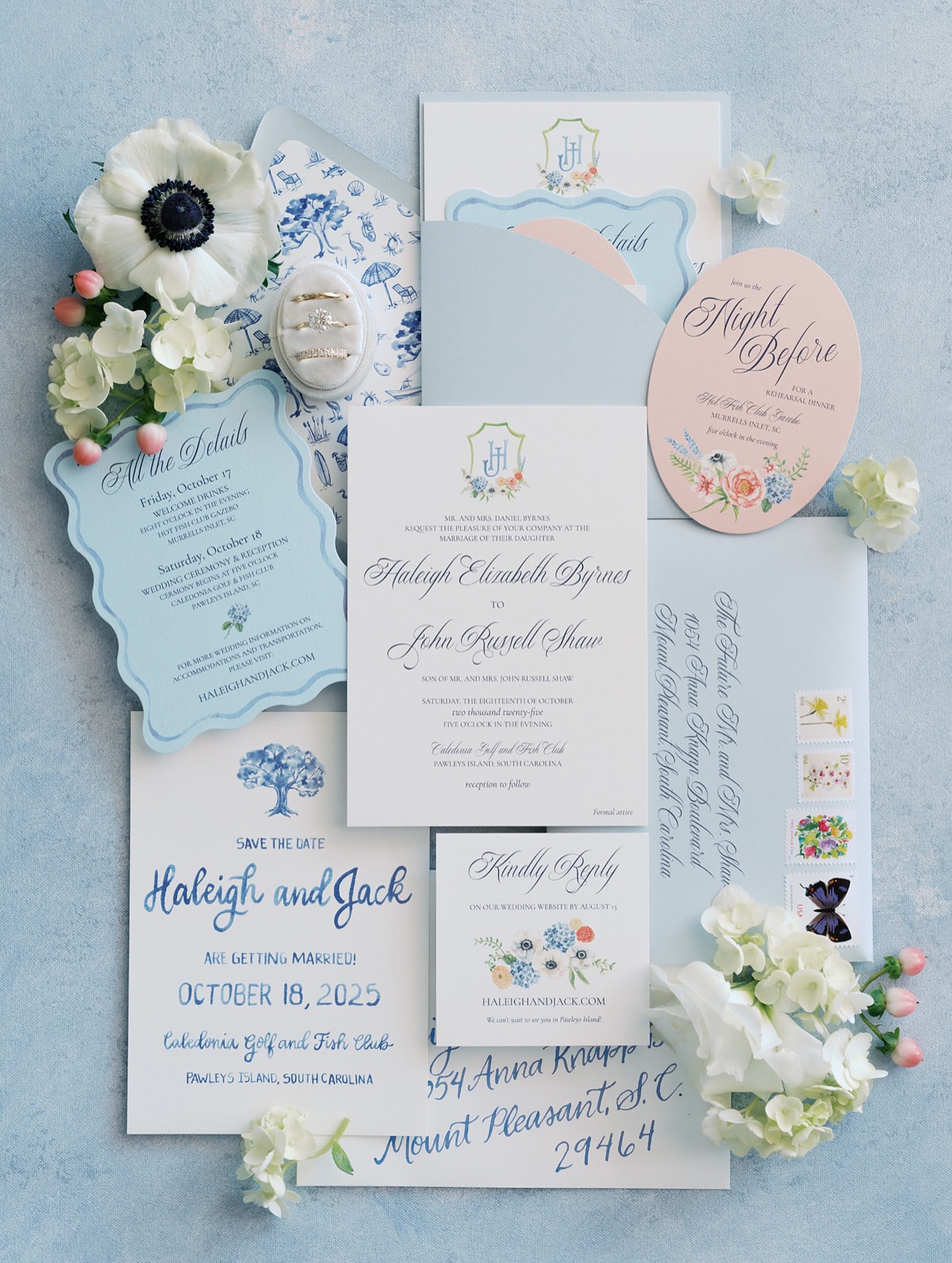 Such a dreamy wedding in South Carolina!! Congrats H&J!!! It was such a blast working with you to design all the custom little details โค๏ธ๐ฅ๐ณ
Photos: @jeffandmollypatterson
Venue: @caledoniaweddings
Planning: @stunningandbrilliantevents
Beautiful bride: @haleighbyrnes ๐ฅ
Florals: @carolinacharmflorist ๐