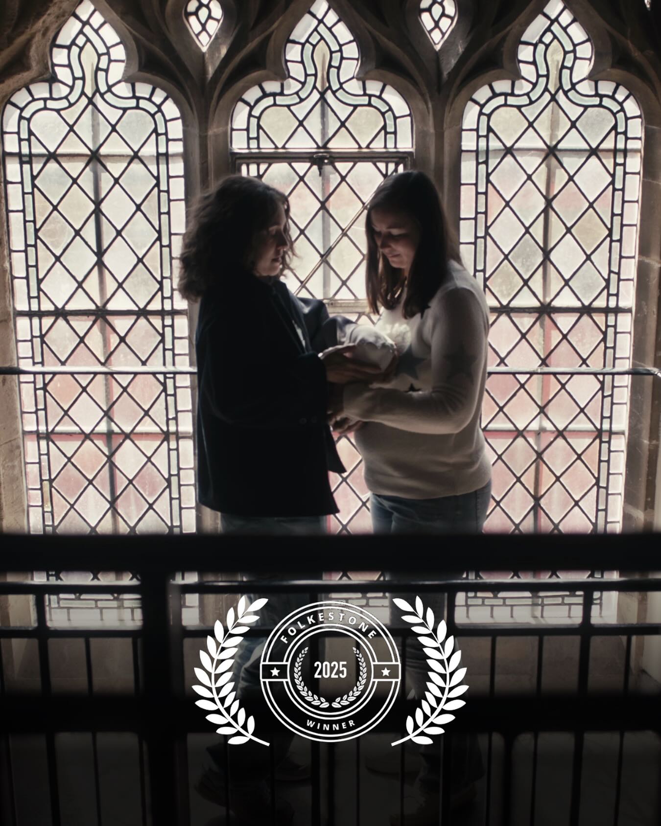 Our shiny laurels for winning Best Student Film at @folkestonefilmfest the other week!โจ
Thank you so much again for our award, and of course for putting on such a great event!๐
๐ Writer - @e_kurtolli
๐ฌ Director - @harvey_albury_films
๐ฉ๐ผโ๐ป Producer - @erinsianthomas
๐ฅ DP - @maddiefilmsthings
๐ฅ 1st AC - @aidanvindfilms
๐จ๐ผโ๐ป Editor - @_elliotto_
๐ผ Head of Sound & Composer - @media_by_callum
๐ง Post-Sound - @d.lloyd.media
๐ญ @georgiemcguigan, Elliott Pugh, @papillonclair & @itsnickyfishwick
.
#matrescence #matrescencefilm #shortfilm #indiefilm #studentfilm #folkestone #filmfest #emergingfilmmakers #folkestonefilmfest2025