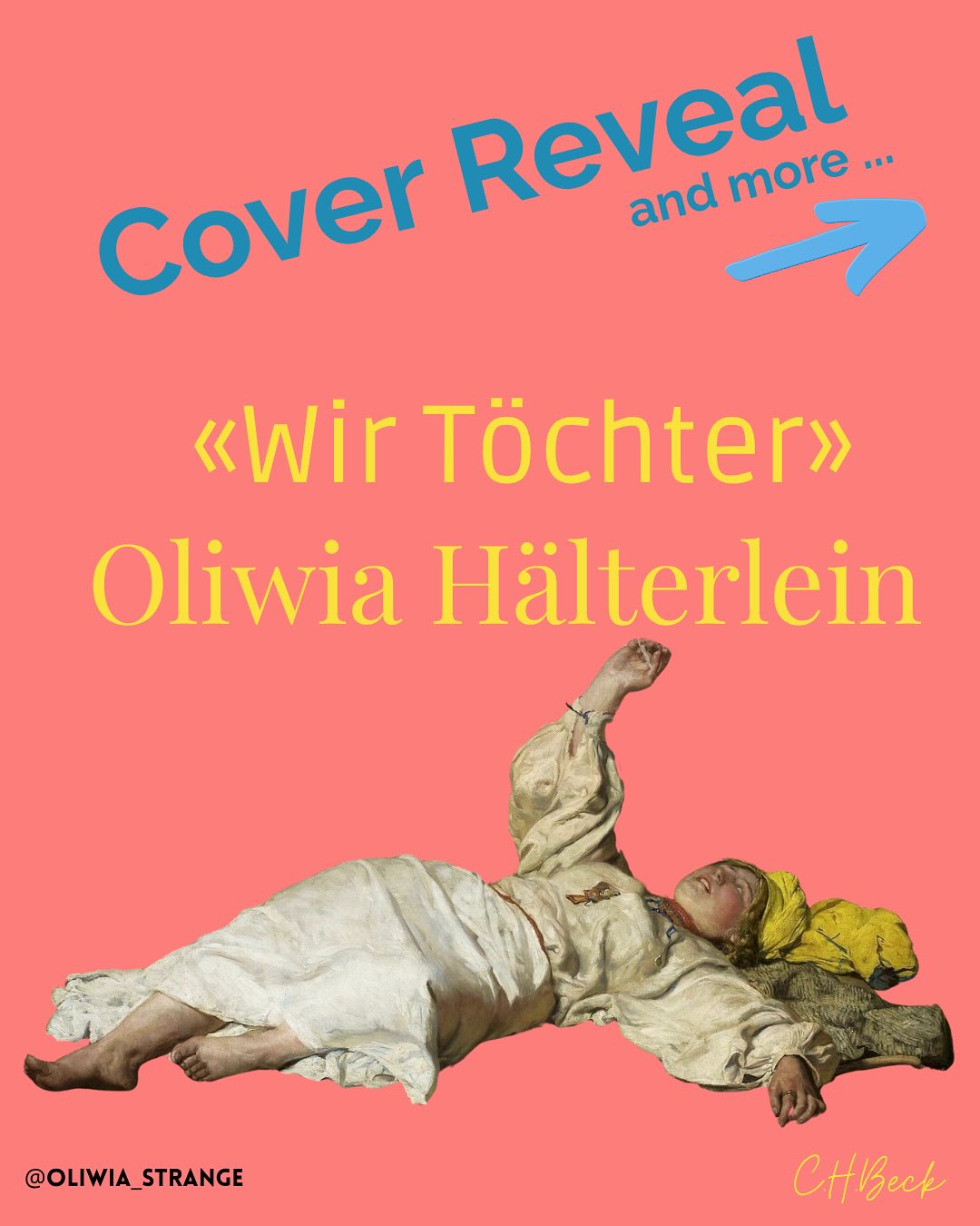 Verschobene Zeitlichkeiten
Schräge Parallelitäten
Ungeduld
Gar nichts oder alles
Endphasen
🧠✍️📖〰️✨
Das sag ich ständig, wenn mich Leute fragen.
Ich befinde mich nun aber „wirklich" mitten in den Endphasen. Davon gibt es so viele und wenn man das so wie ich das erste Mal macht, dann gleicht all das mehr einem Wildwasser-Rafting, bei dem ich mich irgendwann dazu entschlossen habe, einfach mitzugehen, mit jeder Bewegung und dabei so wach wie möglich zu bleiben, weil man jede Sekunde ready sein muss, wenn Steine, Wellen, Strudel kommen oder ein Stück Land, auf dem man kurz stranden darf. ... -> Kurz vor dem Ende der Endphase (heute ist damit gemeint: Letzte Fahne kommt, Text wird gerade gesetzt und geht in die Produktion -> Druck!) möchte ich ein paar schöne Dinge mit euch teilen:
•Ich bin so unfassbar dankbar, dass das Gemälde, dass seit 2 Jahren meinen Desktop Hintergrund ziert und mich so stark inspiriert hat für meinen Roman, es auf den Umschlag geschafft hat! Es gibt so viel dazu zu berichten - ich verspreche, da gibts noch mehr Input in Zukunft #babielato #altweibersommer #spinnenflug
•Ich habe das 💥große große große💥Glück, dass drei meiner absolut Lieblings-Literaturmenschen @mariachristinapiwowarski @barbimarkovic @susanneschmid43 💐 @josfritz.buecher sich die Zeit genommen haben, nicht nur meinen Text zu lesen, sonder auch noch ein paar Worte dazu zu schreiben. ✨🌟🥰🫶🐣😻😛💐💐💐💐💐
Das sind so Momente, wo man kurz strandet und sein Picknick auspackt und es gar nicht glauben kann, dass man so reich beschenkt wird mit Torte und so ... 🥺🥺🥺🥺💝💝💝💝
•Das tolle Foto ist mit @minz.und.kunst Ende Juli entstanden, auf einer Wiese in Rieselfeld bei Sonnenuntergang (no Photoshop) und Vollmond (was nicht sichtbar, aber fühlbar war! Ebenso die tausenden Mücken …) Wie immer super-magisch mit witchy Yasemin, es hat genau die Stimmung meines Buches eingefangen #diefraueninmeinerfamiliewarenchłopki 🌾🕸️🪡🪢
•Das Buch kann gerne schon jetzt vorbestellt werden (genialokal oder bei deiner Buchhandlung ums Eck!) - der Erscheinungstermin ist 20.02.2026 @c.h.beckliteratur
🌟🥰Ich freu mich so darauf, WIR TÖCHTER endlich mit euch teilen zu können 💛 ✨🥟🥂🫶🧚🏼🧵💝