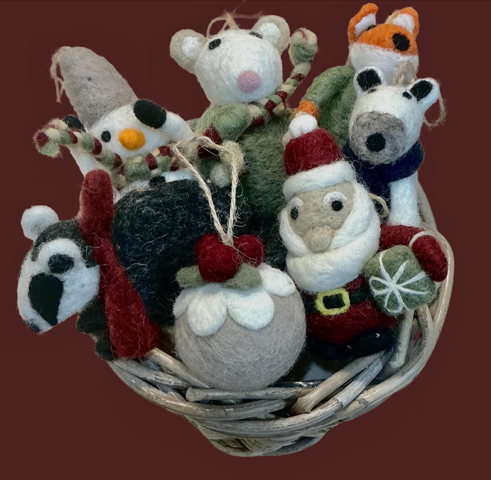 New felt Christmas baubles… #felt #christmas #christmasdecor #decorations #homedecor #baubles #christmastree #localbusiness #supportsmall #marlborough #wiltshire #dogfriendly #dogsarewelcome #homeinteriors #garden #supportsmallbusiness