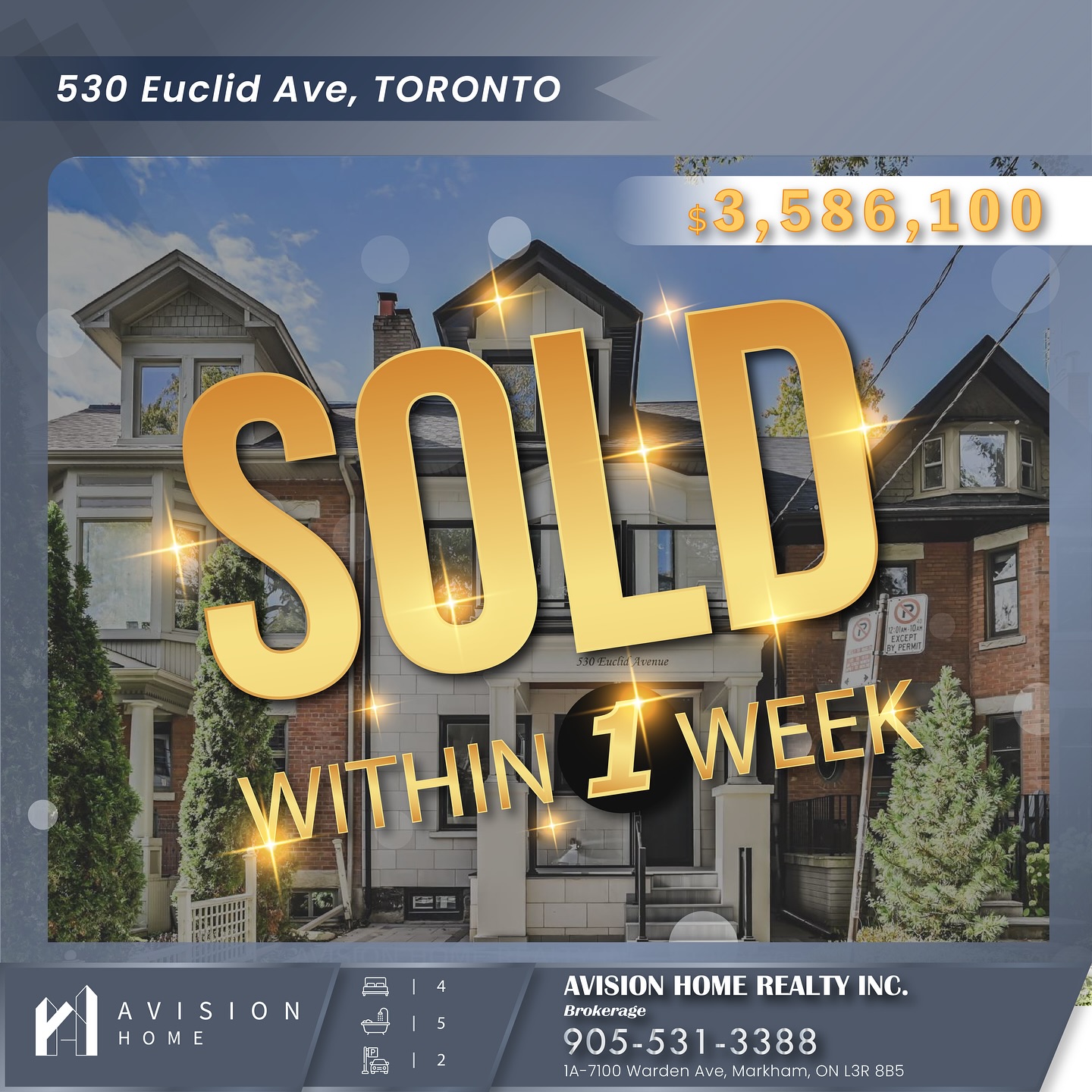 ✨ SOLD FIRM WITHIN 1 WEEK! $3.58M House | Victorian Home in Little Italy, DT Toronto
📍 : 50 Euclid Ave, Toronto
💰 : $3,586,100
✨ A timeless masterpiece • Sky terrace • Quiet tree-lined street • Top-tier schools ✨
👏 Huge thanks to our incredible client and dedicated agents for their exceptional teamwork in achieving this successful sale!
🤝 Thinking of selling your home? Let us guide you every step of the way!
📞 Contact us today for a FREE home evaluation estimate!
#avisionhome #sold #toronto #torontorealestate #richmondhill #torontoLittleItaly