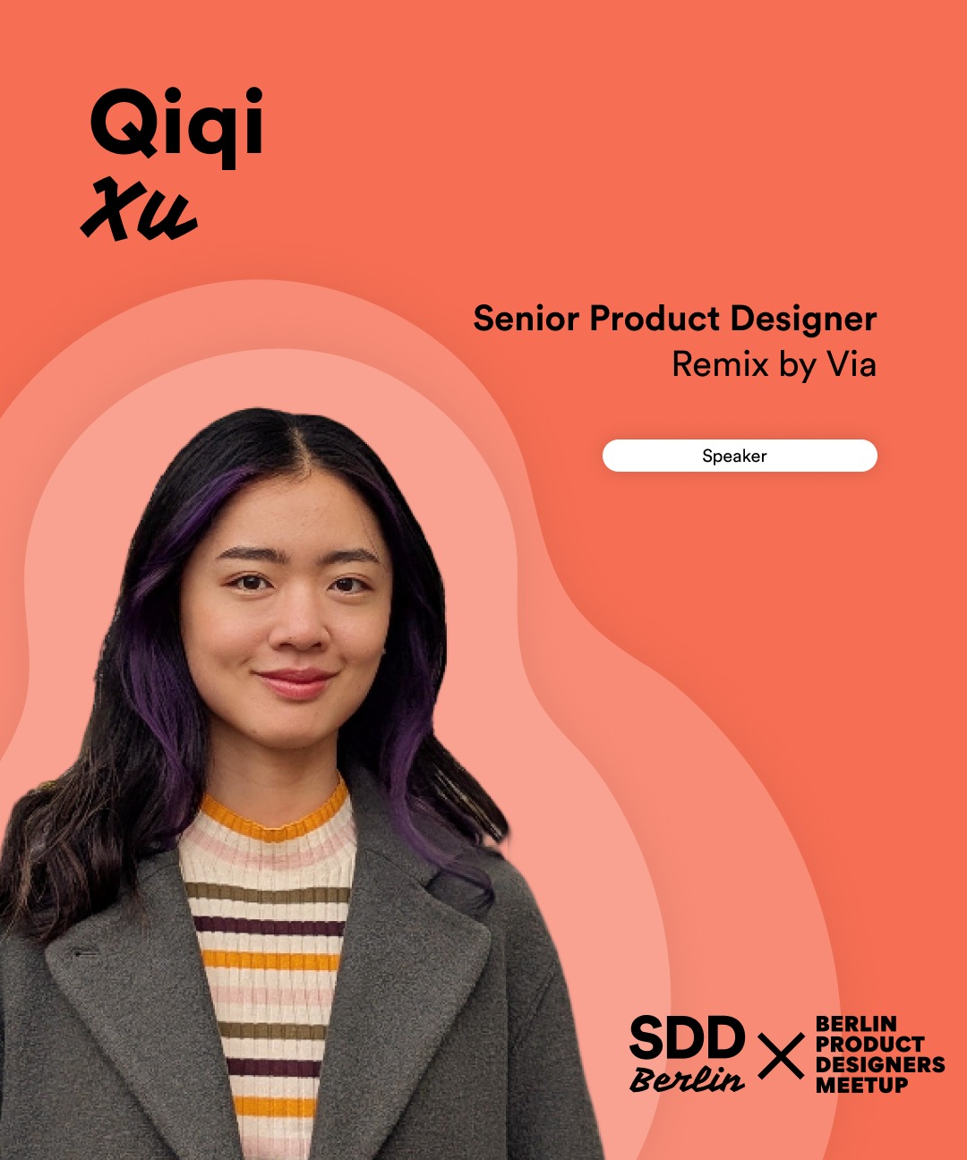 🚇 Meet our speaker: Qiqi Xu aka @iiimkicky!
We're thrilled to introduce Qiqi, Senior Product Designer at Remix by Via!
Event Details:
📅 Thursday, Nov 20th
⏰ 06:30pm
📍 @getyourguide, Berlin
About Qiqi:
Berlin-based product designer & public transit nerd who loves designing complex tools and dreaming of a car-free future 🌱
Her talk: "Designing for Public Transit Planning" – exploring how design creates equitable transit and sustainable cities!
Fun fact: Qiqi collects transit tickets from all over the world 🎫✨
Ticket Update:
🎟️ All tickets are currently gone! But we'll keep you posted once the waiting list opens or new tickets drop.
First-time collab between @sddberlin & @bpdmeetup! Stay tuned! 👀
#SDDBerlin #BPDM #PublicTransit #ProductDesign #SustainableDesign #BerlinDesign #SpeakerSpotlight #DesignCommunity