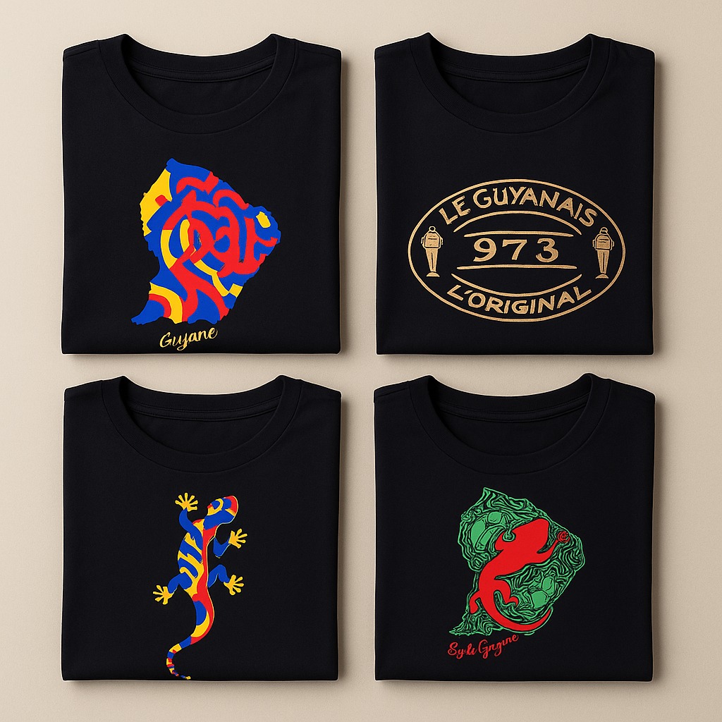 Découvrez nos T-shirts exclusifs Guyane, avec des motifs inspirés de la culture et de la nature guyanaise.
Un design moderne, des couleurs vibrantes et une qualité parfaite pour offrir… ou se faire plaisir avant le décollage ✈️
🔥 Disponibles en plusieurs couleurs :
blanc · noir · bleu azur · vert kaki - Jaune moutarde - Bordeaux
📍 En vente uniquement à la boutique Label Guyane – Aéroport Félix Éboué
Idéal comme souvenir authentique de la Guyane !
#guyane #cayenne #kourou #LabelGuyane #AéroportFélixEboué #ModeGuyanaise #TshirtGuyane #SouvenirDeGuyane #973