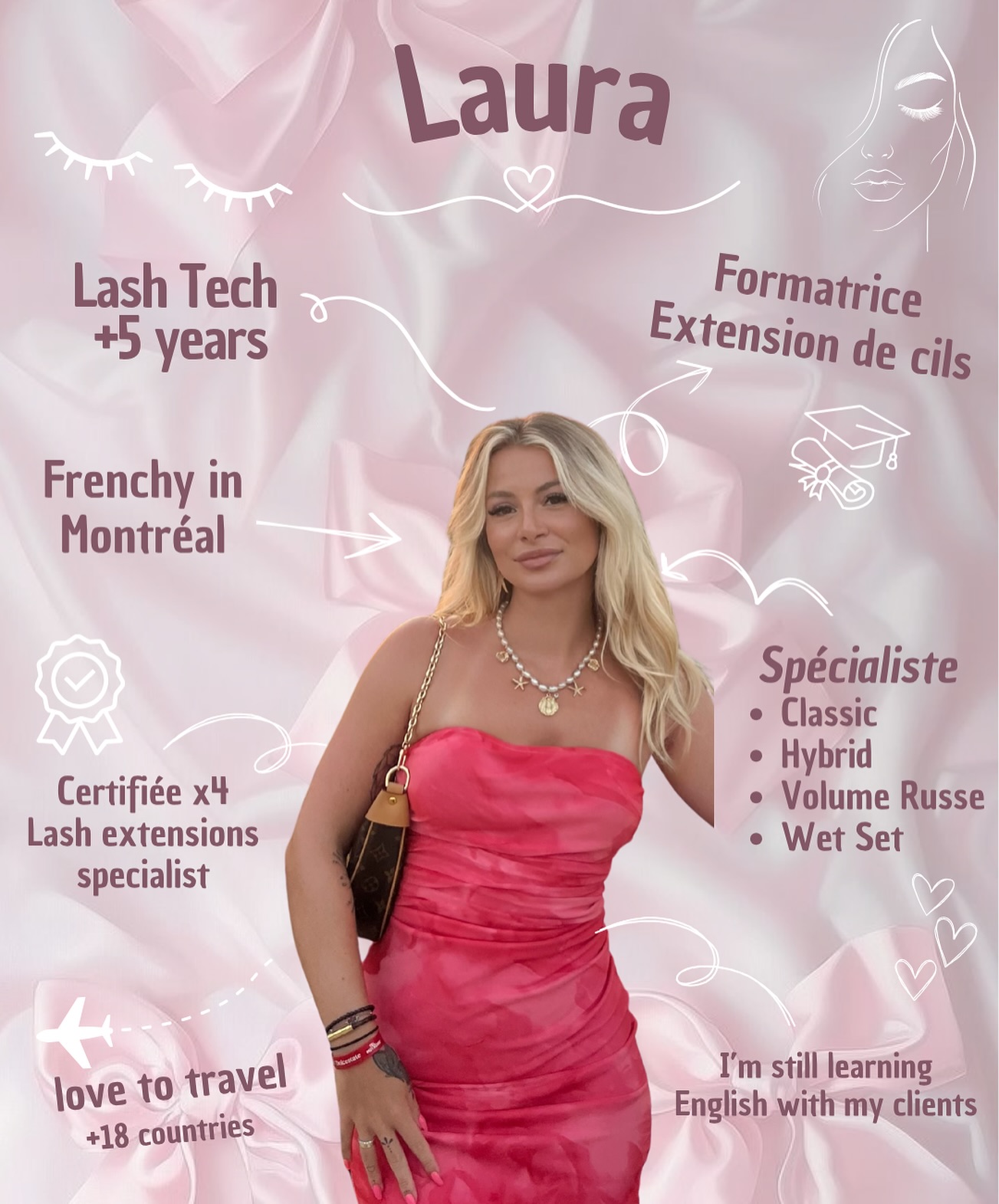 Coucou les filles 💕
Pour celles qui ne me connaissent pas encore, moi c’est Laura, lash artist depuis plus de 5 ans & formatrice en France de nouvelles lash tech 🇫🇷
Certifiée x4, je vous accueille à Downtown Montréal pour des poses sur mesure — naturelles ou intenses selon votre style 💫
Ma priorité ? Des cils confortables, élégants et adaptés à chaque regard 🤍
Et petit fun fact : j’apprends encore l’anglais… sorry 😅
📲 Réservation via le lien en bio
#lashmontreal #cilsmontreal #lashartistmtl #lashtechmontreal
#montrealbeauty #beautemontreal #lashartist #extensiondecils