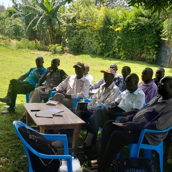 A practical session on nursery establishment and management with our lead farmers in North Gem, Siaya County- Kenya