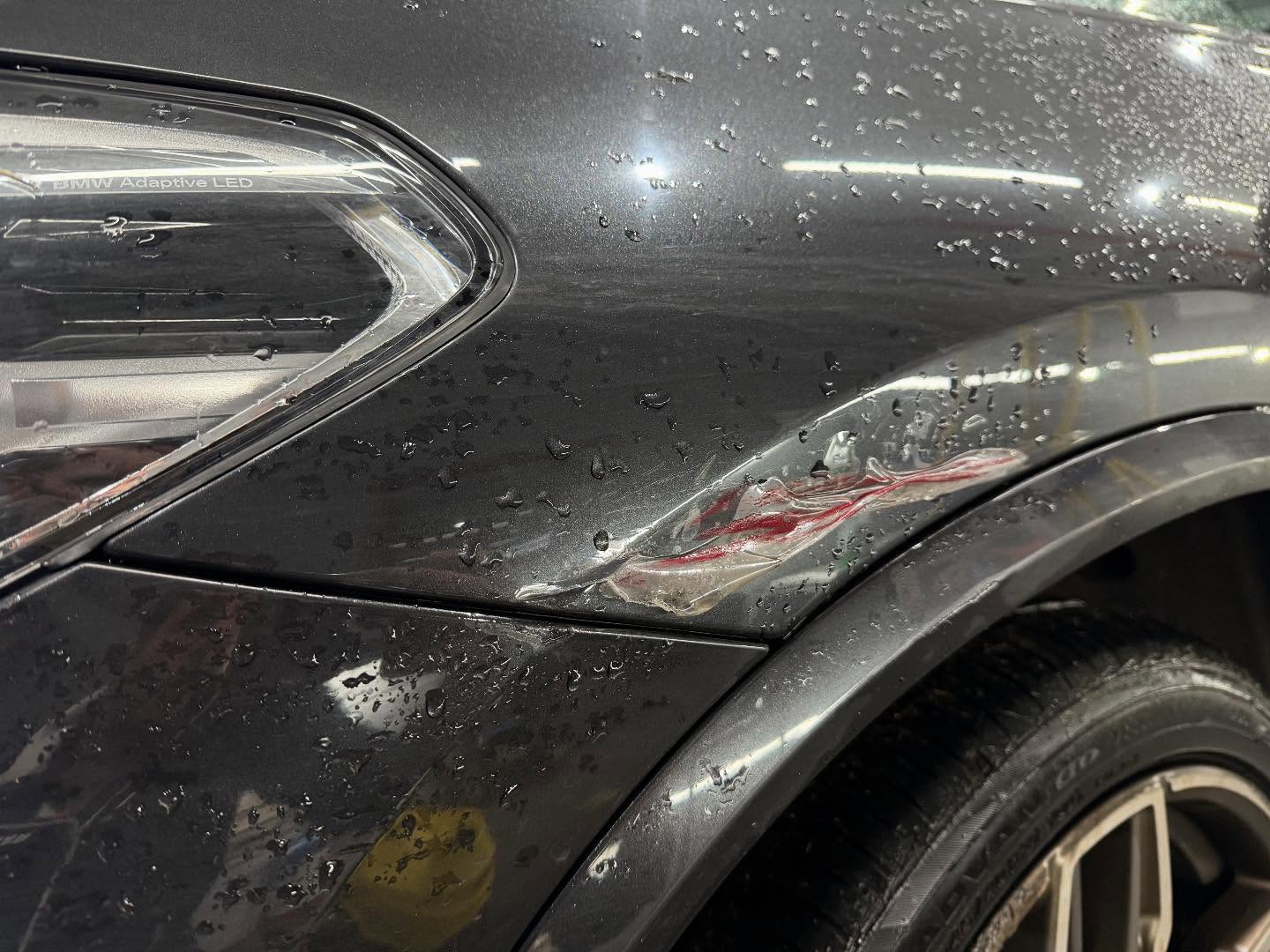 We first fitted PPF to this BMW X4 5 years ago when it was brand new. Unfortunately, it was involved in a small collision recently, but the PPF saved the paint from needing a respray. We stripped off the damaged (PPF) on the front bumper wing and wheel arch replaced it with new (PPF) and the machine polished the rest of the car and re-ceramic coated everything. it is now looking like new again and saved a considerable amount of money and time for my customer while retaining the original paint.