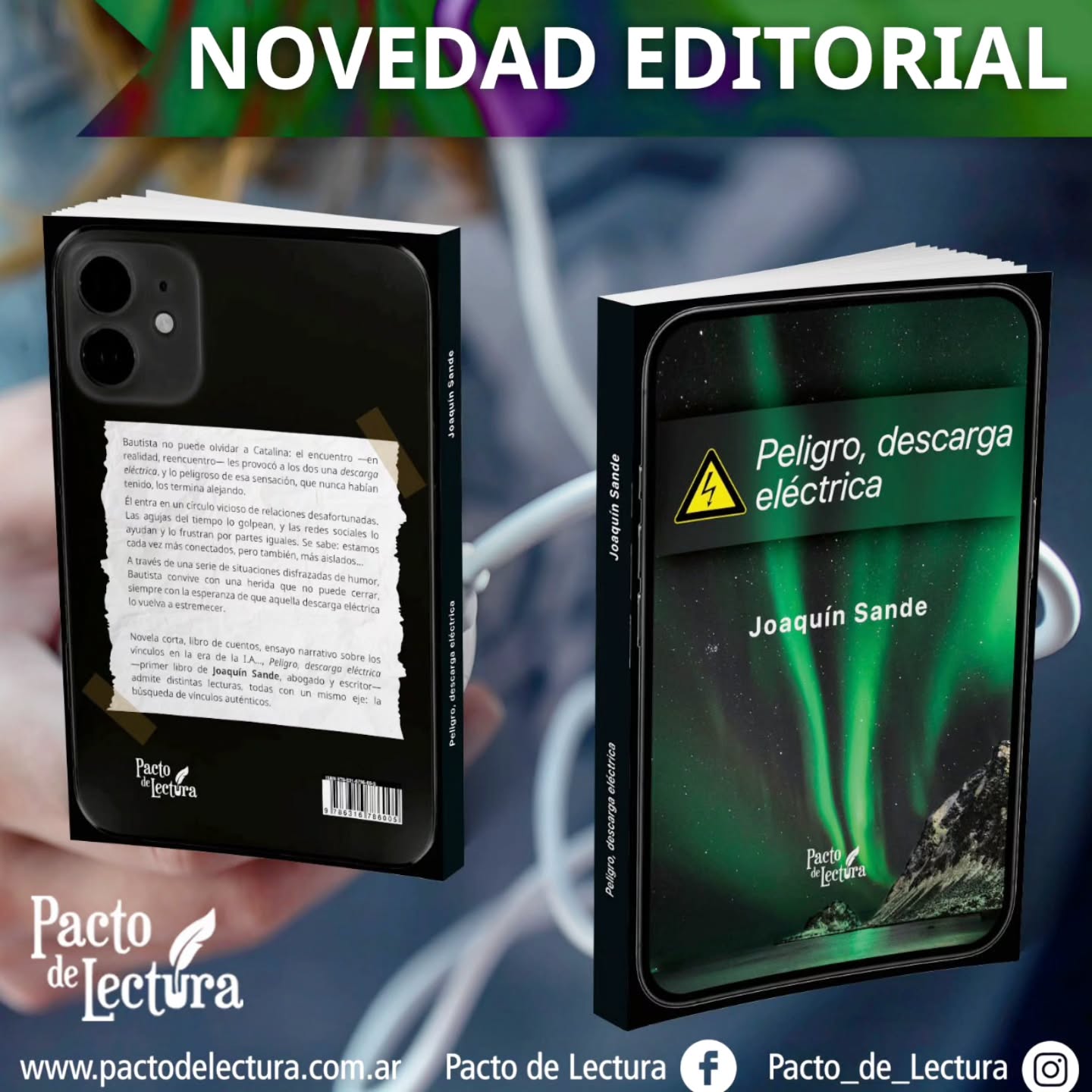 📢📖Les presentamos "Peligro, descarga eléctrica" de @sandejoaquin
#autoresargentinos #escritoresargentinos #nuevolibro #publicatulibro