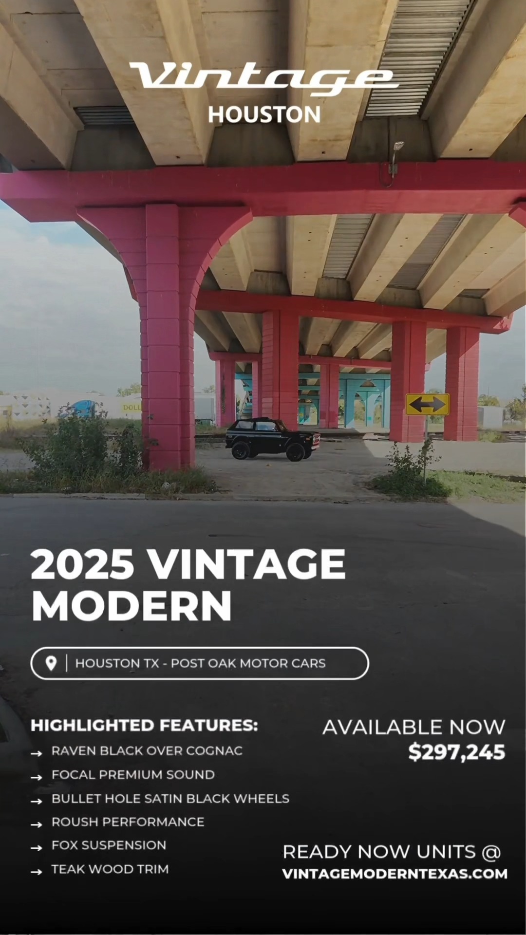 Now Available: Raven Black over Cognac Diamond Stitch Leather.
Handcrafted by artisans in Atlanta, Georgia, this fully loaded masterpiece blends old-world craftsmanship with modern safety and techโApple CarPlay, airbags, ABS, and more.
Ready for immediate delivery. We ship enclosed nationwide.
Tap into the experience.
๐ 713-715-4211
๐ง sales@postoakmotors.com
#LuxurySUV #Supercarsdaily #CarCollector #QuietLuxury