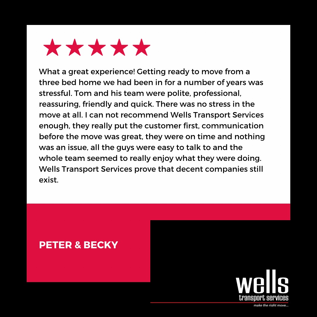 Are you looking to move home? For a professional, friendly and stress free move contact Tom at…
📞 07972 758958
📧 tom@wellstransport.co.uk