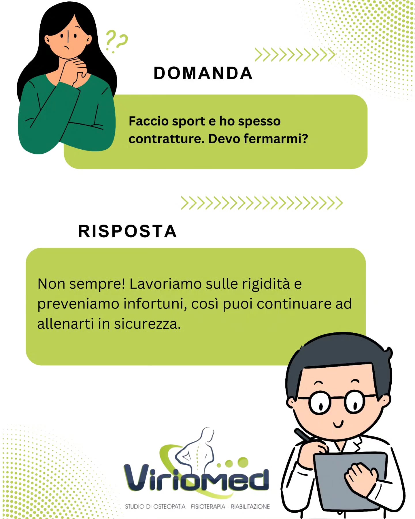 Contattaci per maggiori informazioni
Viriomed
📍 Strada comunale per San Gregorio, Loc. Mannella (VV)
📞 3206775566
📧 viriomed@libero.it
🌐 www.viriomed.it
#viriomed #fisioterapia #osteopatia #riabilitazione #posturologia #terapia #tecar #fisiotone #powershape #cryotshock #ondadurto #osteopata #ginnasticaposturale #linfodrenaggio #posturale #dimagrimento #dimagrimentolocalocalizzato #rimodellamentocorpo #tonificazione #vibovalentia #calabria #sangregoriodippona #vibomarina