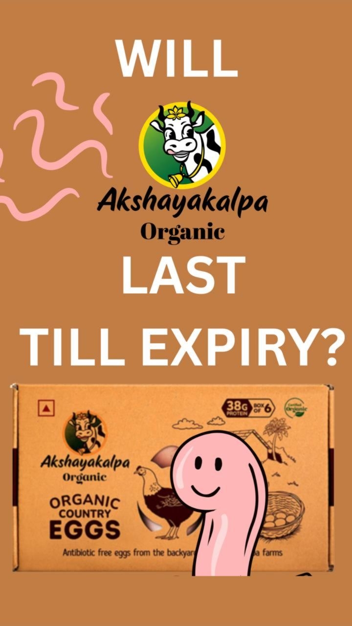 Will Akshayakalpa Organic Country Eggs last till expiry
When we opened the tray on the expiry date, the untreated batch had worms, smell, and full spoilage.
But the Eggcellent coated eggs from the same pack stayed fresh.
We help protect eggs from poor handling and storage conditions across the supply chain.
@akshayakalpa
Disclaimer
Delivery, storage, and weather conditions may vary. This test is not representative of the egg brands alone but also the distributors and third party agents involved such as BigBasket, Instamart, Zepto, Blinkit, and others. Our intent is to share personal findings, not make broad claims.
#EggTest #EggIndustry #FoodSafety #Poultry #ShelfLife