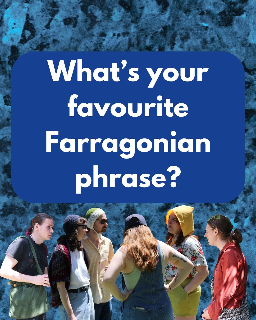 400 years in future, many things have changed... not least the vocabulary. In the town of Farrago, there are a few turns of phrase that may turn a few heads — and our cast have picked some of their favourites.
Farrago Bazaar
Innermost Gardens
Saturday 22 November, 2pm (SOLD OUT) and 7pm
Ticket link in bio