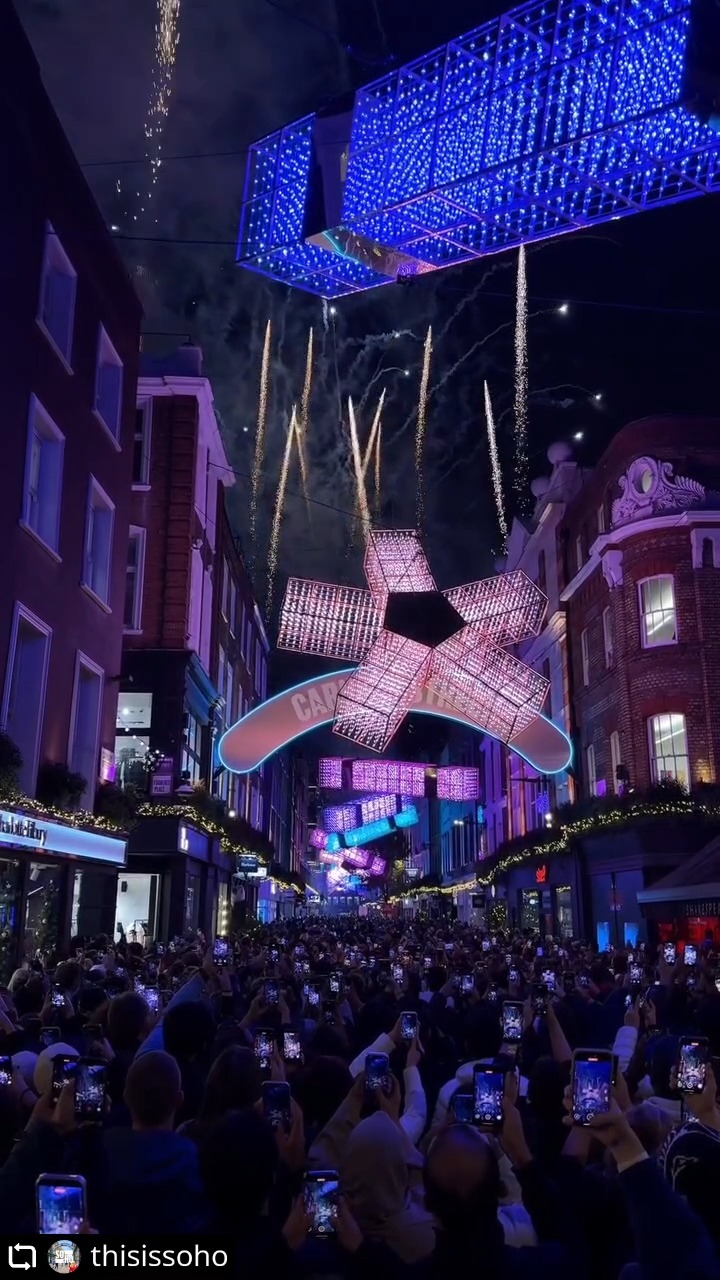 Our team were in London last week providing Pyrotechnics to kick off the Christmas season at the Carnaby Street Xmas Light Switch on! 🎄🎁
#carnabystreet #xmas #christmaslondon #pyrotechnics
Photos/ videos 📸🎥
@thisissoho