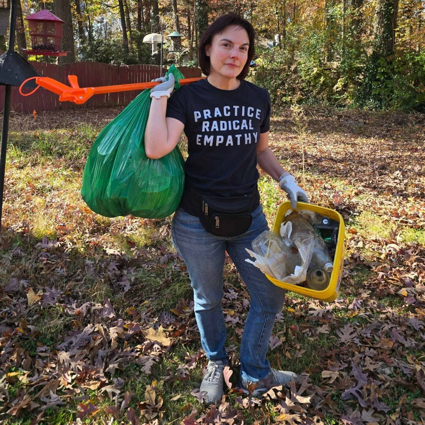 Here in my diverse East Charlotte neighborhood, things are a little quieter than usual today. It's a beautiful day, but there were few people out walking. The feeling in the air is - off.
Wishing my neighbors safety and hope during this tumultuous time for our city.
#CharlotteStrong #EastCharlotte #CLT #NeighborhoodCleanup #NeighborhoodPride #LoveYourNeighborhood #LoveYourNeighbor #ProtectNature #ProtectEachOther