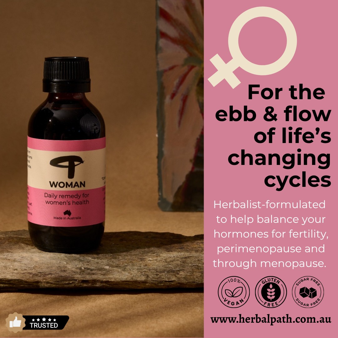 Take command of your hormonal and emotional well-being with WOMAN.
Made by hand, by us with organic female-focused herbs and the perfect medicinal "mushroom" pair for women's wellness: Reishi and Lion's Mane (grown by us on our farm).
Reishi (The Calming Queen): Your herbal ally for soothing the nervous system, managing stress, and finding your calm centre.
Lion's Mane (The Clarity Catalyst): Supports cognitive function, mental clarity, and focus, helping you navigate your day with a sharp, peaceful mind.
Shatavari: Nourishes female reproductive tissues, supports hormonal balance, and enhances the body's resilience to stress.
Angelica (Dong Quai): Traditionally used to support healthy blood flow to the pelvis, easing menstrual cramping and balancing the cycle.
Vitex (Chasteberry): Helps rebalance the ratio of estrogen to progesterone by supporting the pituitary gland, easing symptoms of PMS and perimenopause.
Ashwagandha: A powerful adaptogen that calms the nervous system, reduces the impact of stress, and supports energy levels and restful sleep.
Raspberry Leaf: An excellent uterine tonic, rich in minerals, traditionally used to strengthen and tone the reproductive system.
Red Clover: Provides beneficial isoflavones (phytoestrogens) that gently support hormonal balance and alleviate menopausal symptoms like hot flushes.
✨ This synergistic blend works to naturally balance hormones, soothe the nervous system, tone the reproductive tissues, and provide gentle, plant-based support for stress, vitality, and the entire menstrual-to-menopausal transition.
#Reishi #LionsMane #MedicinalMushrooms #CognitiveSupport #Adaptogens #HerbalPath #WomanRemedy #FarmToBottle #OrganicMushrooms #HolisticHealth #WomensWellness #AustralianMade #CycleSupport #HormoneBalance #MushroomMedicine #FunctionalMushrooms #Herbalism #WombHealth