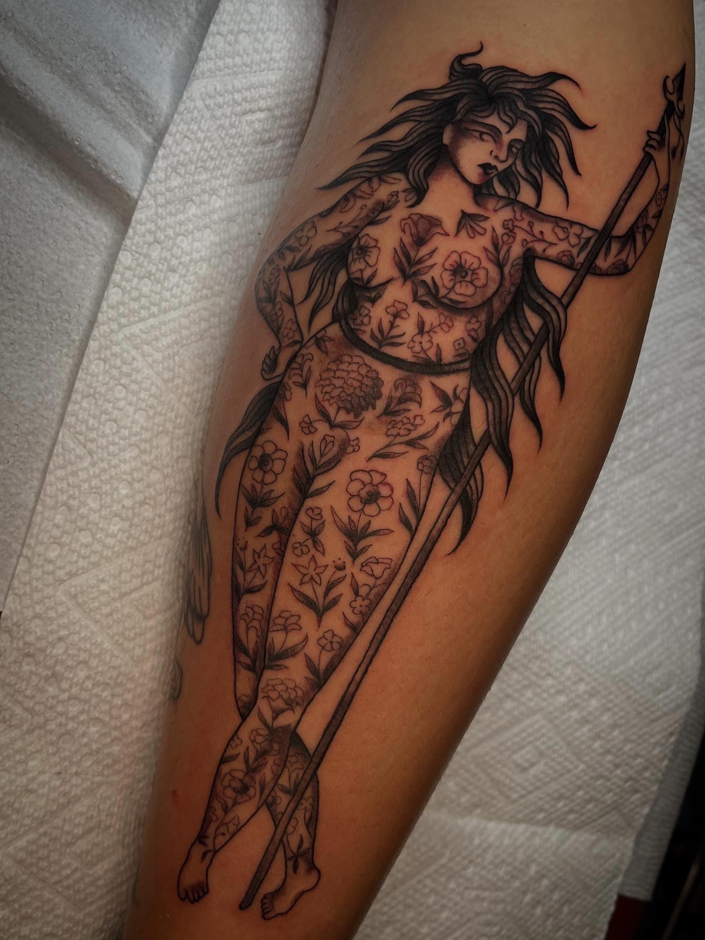 Tattooed tattoo made by @ellensaintm a few weeks back. Reach out to her if you’d like something like this!