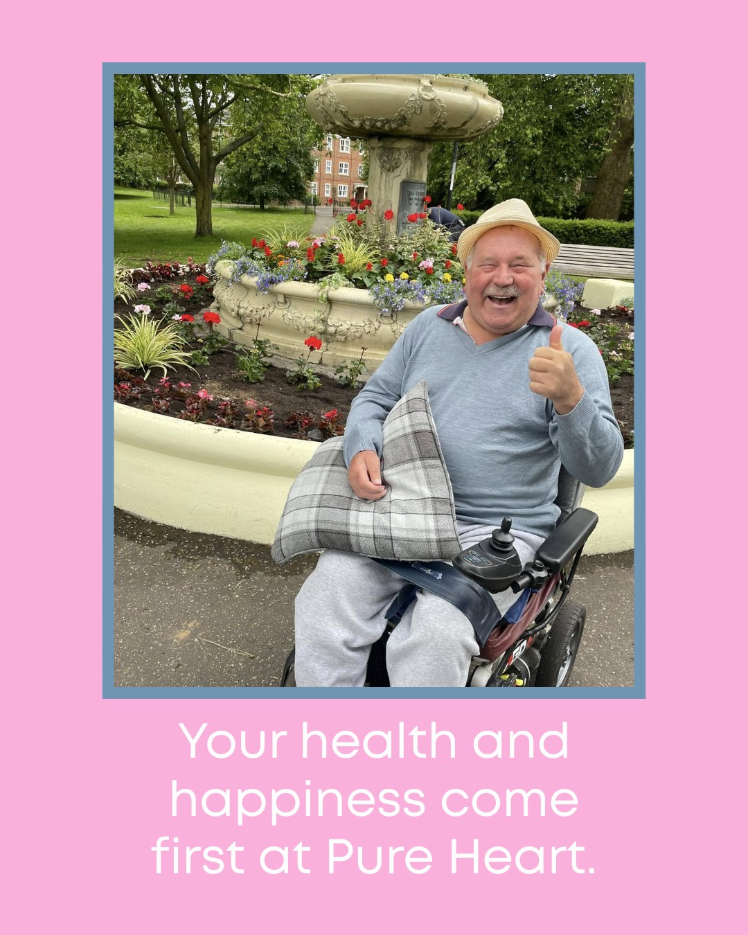 Your health and happiness come first at Pure Heart!
Steve is always happy on his trips out 💗
purehearthomecare.co.uk
#PureHeartHomecare #ServiceUser