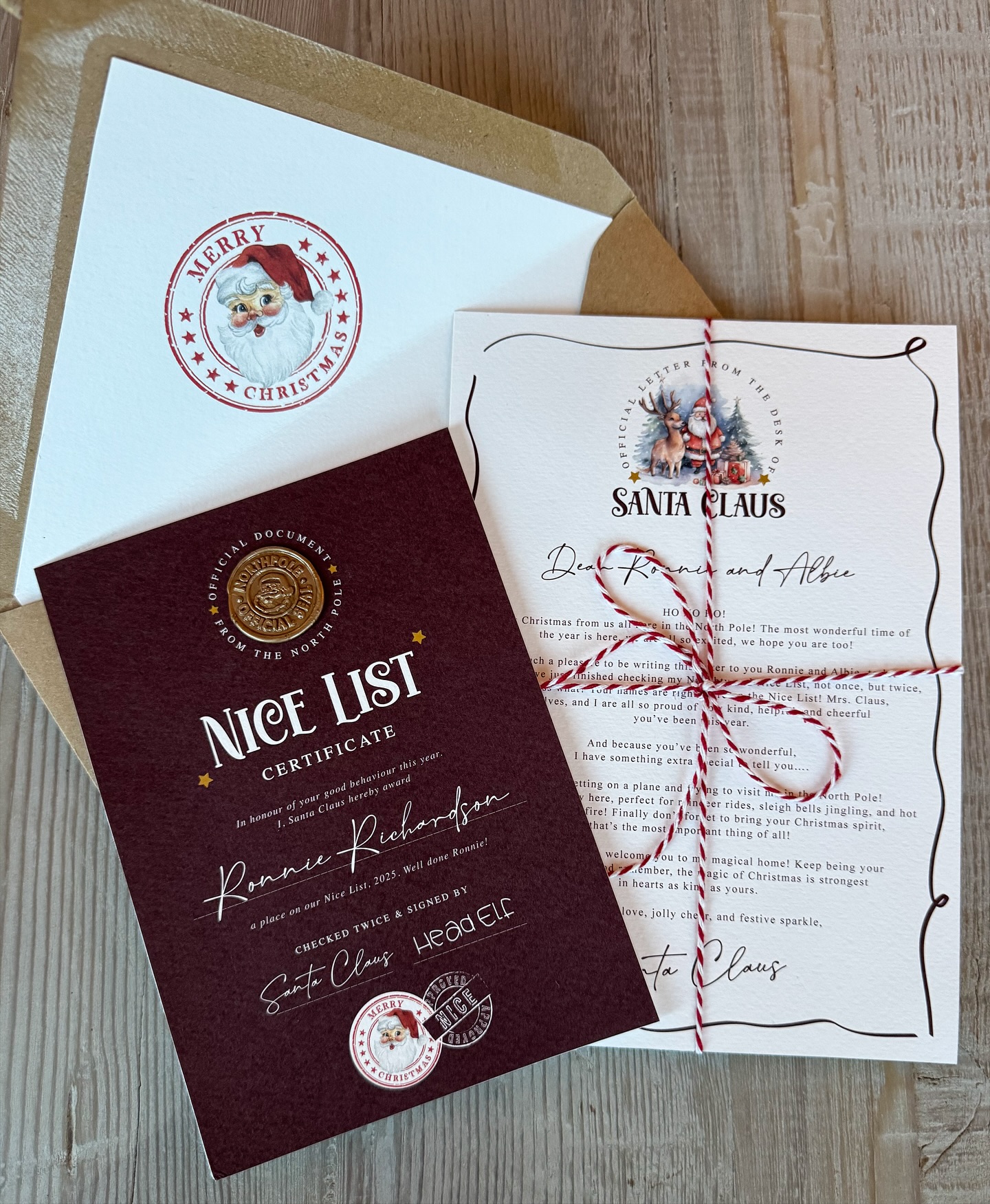 LAPLAND 2025 CUSTOMERS 🎅🏼
Today is the day I will send out your Santa packs which include your little extra from me to say a big thank you for booking with me…. These fabulous letters and nice list certificates from Santa for the big Lapland reveal!
Thank you so much to my lovely friend Sam at @peonyandlilypaperie for creating these for me ❤️