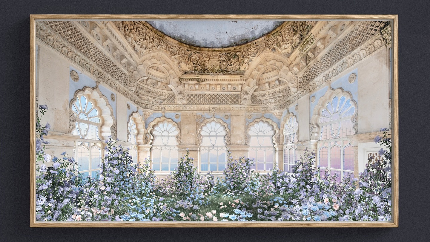 'Tides of Time'
On display at Art Mumbai with @leilahellergallery
Booth c-55
November 13-16
Both a print and motion version of the artwork are exhibited.
Ryan Koopmans & Alice Wexell
Tides of Time
Mumbai, India, 2025
(190 x 108.5 cm)
Along the rocky shore of Worli in Mumbai, a pale blue shrine rises at the edge of the Arabian Sea. Built in 1908 by a mariner shaped by those same waters, it stands where the land yields to the tide, its dome and arches breathing with the sea’s slow rhythm.
Within it, soft blue flowers unfold like echoes of the ocean, symbols of maternal grace and quiet renewal, their forms drifting between solidity and surrender.
Framed by the shifting skyline of Mumbai, the shrine becomes a threshold between nature and architecture, the real and the imagined; a moment of stillness held within an ever-changing city.
@artmumbaiofficial